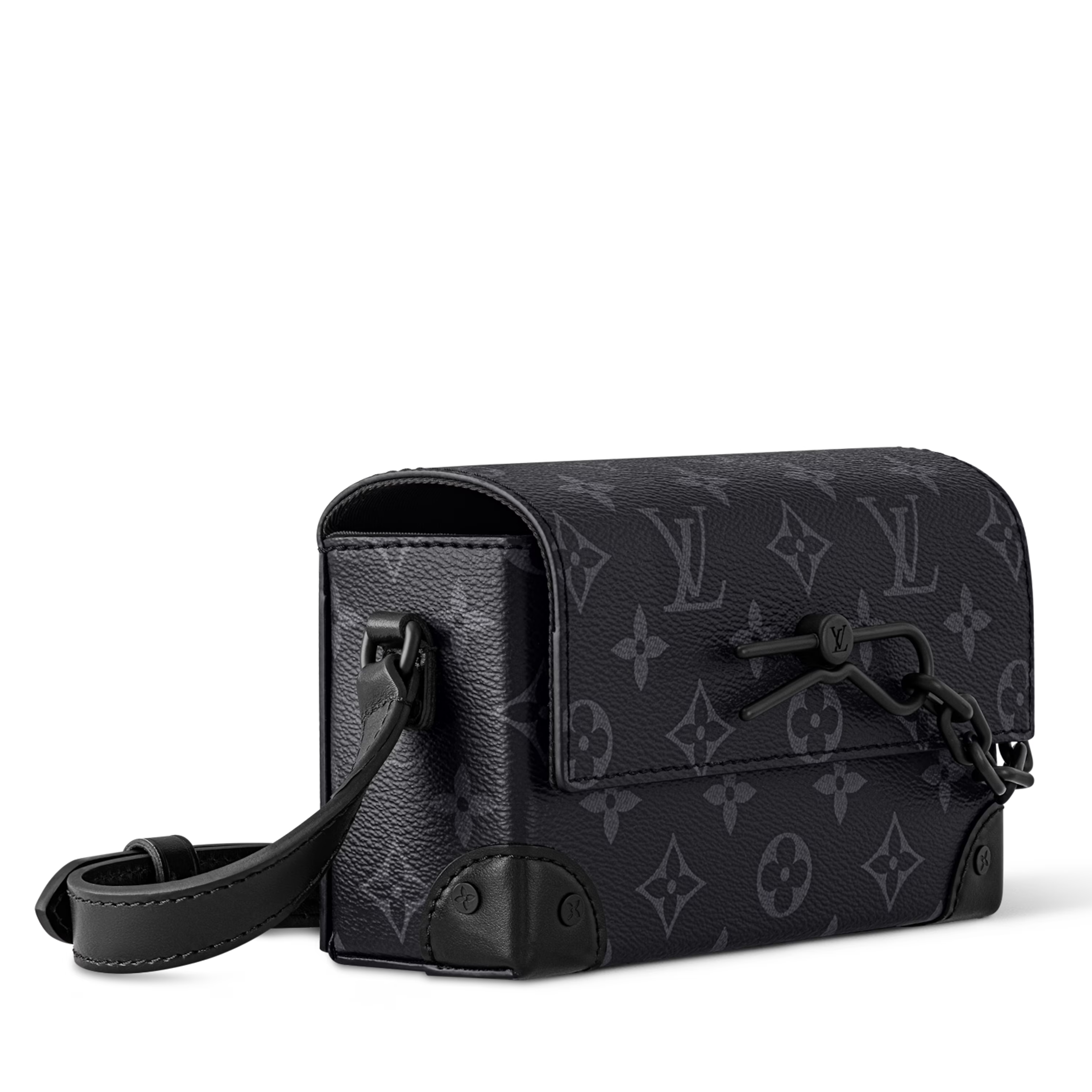 Louis Vuitton Monogram Eclipse Steamer Wearable Wallet – Black
