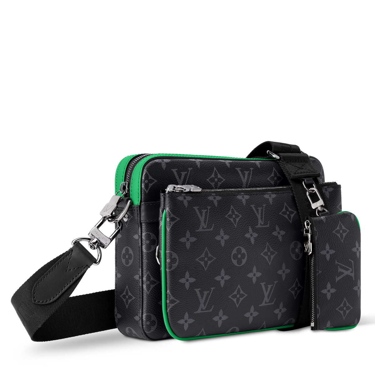 Louis Vuitton Monogram Eclipse Trio Messenger Bag – Bamboo Green
