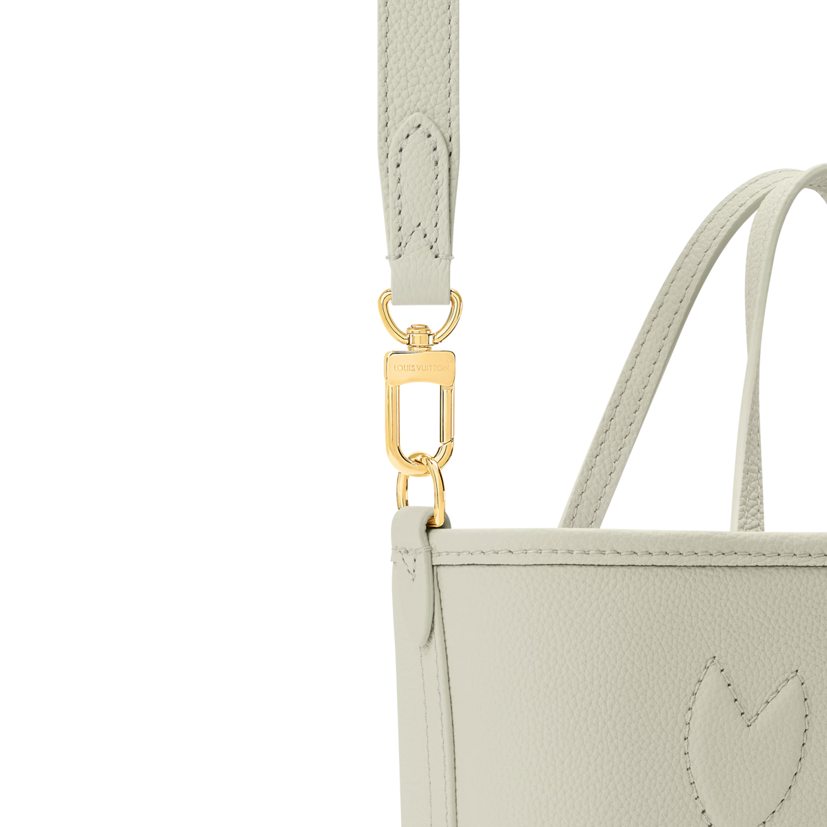 Louis Vuitton Monogram Celadon Neverfull Bandoulière Inside Out BB Handbag – Beige