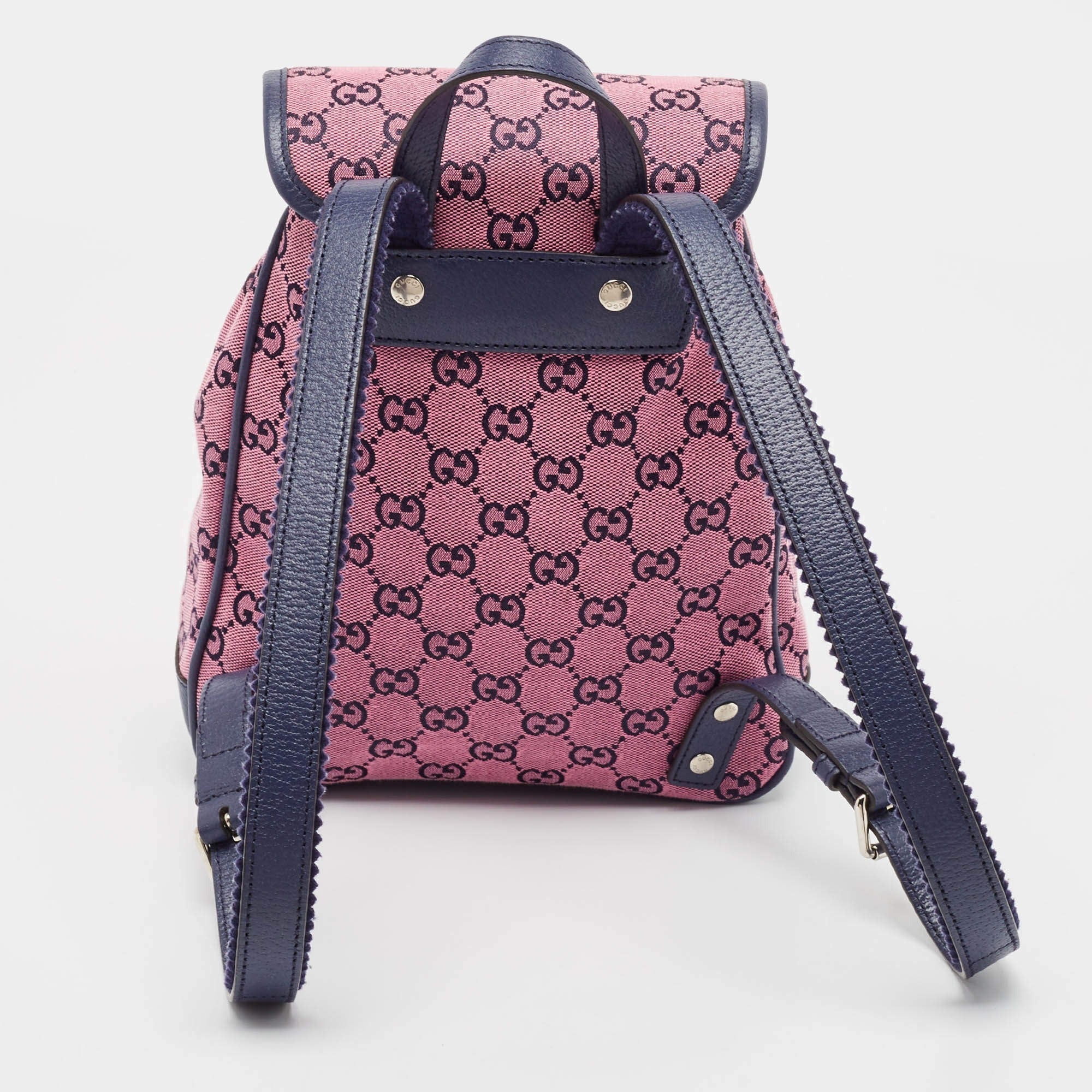 Gucci GG Canvas Backpack – Pink