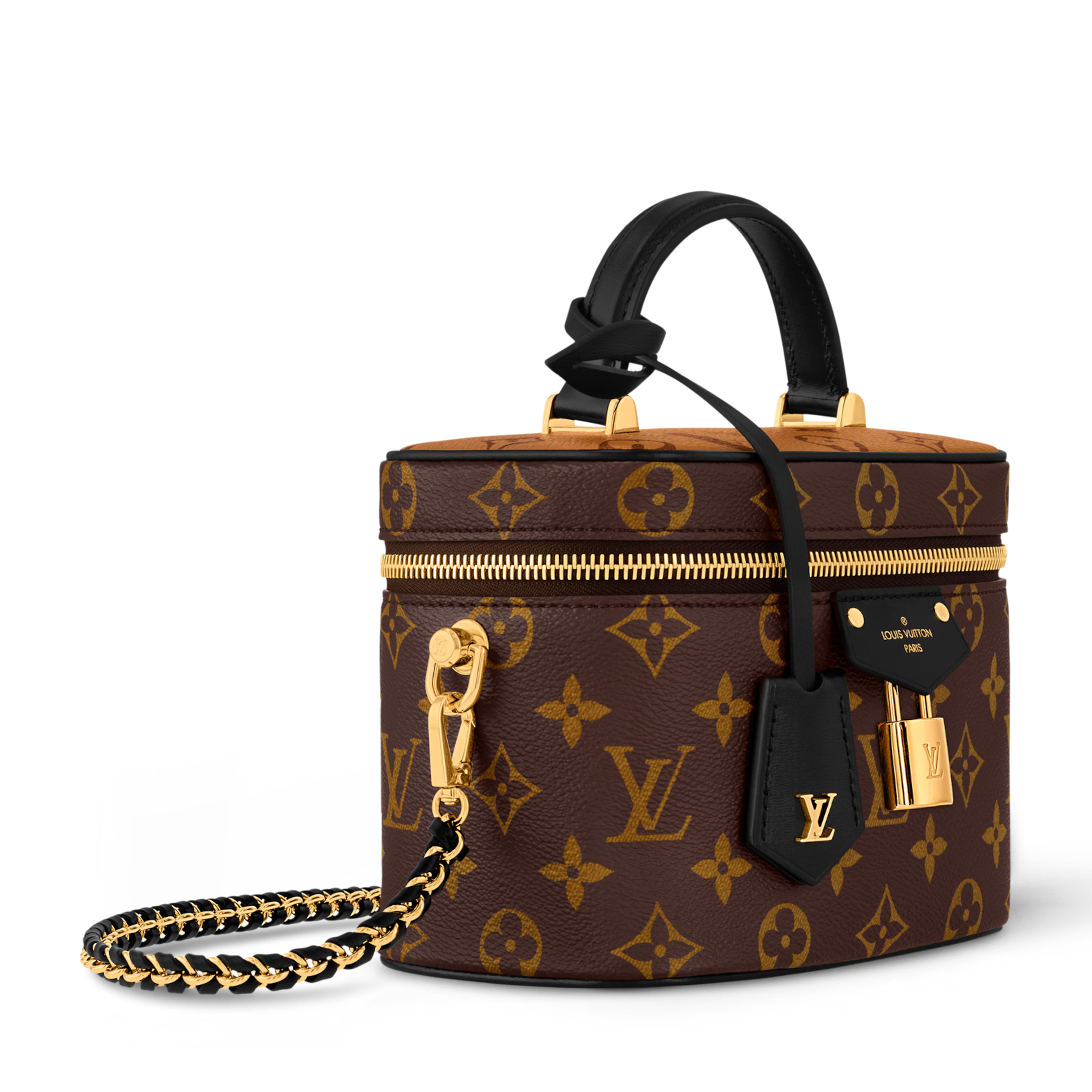 Louis Vuitton Monogram Reverse Coated Canvas Vanity PM Bag – Brown