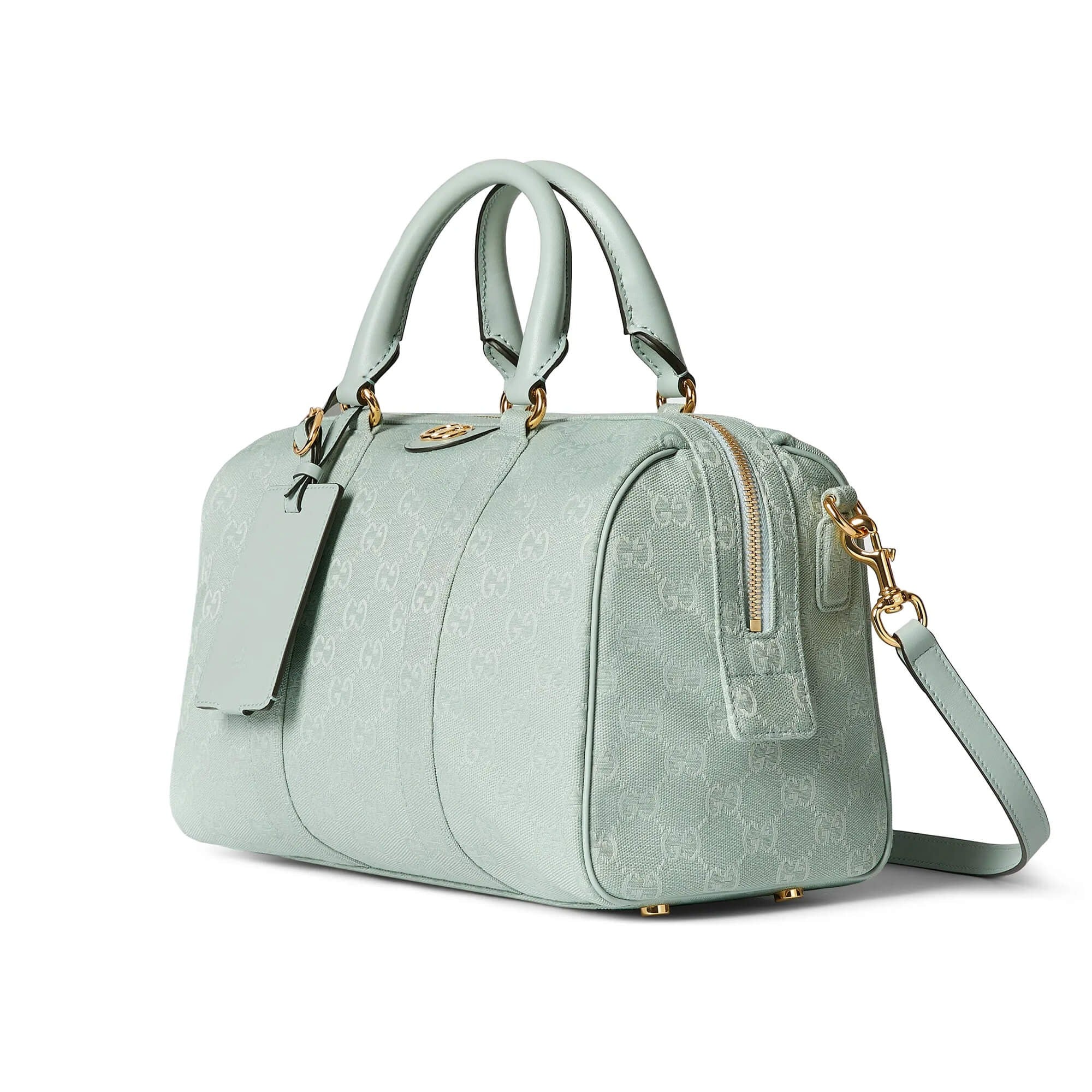Gucci Ophidia Medium Boston Bag - Ice Blue