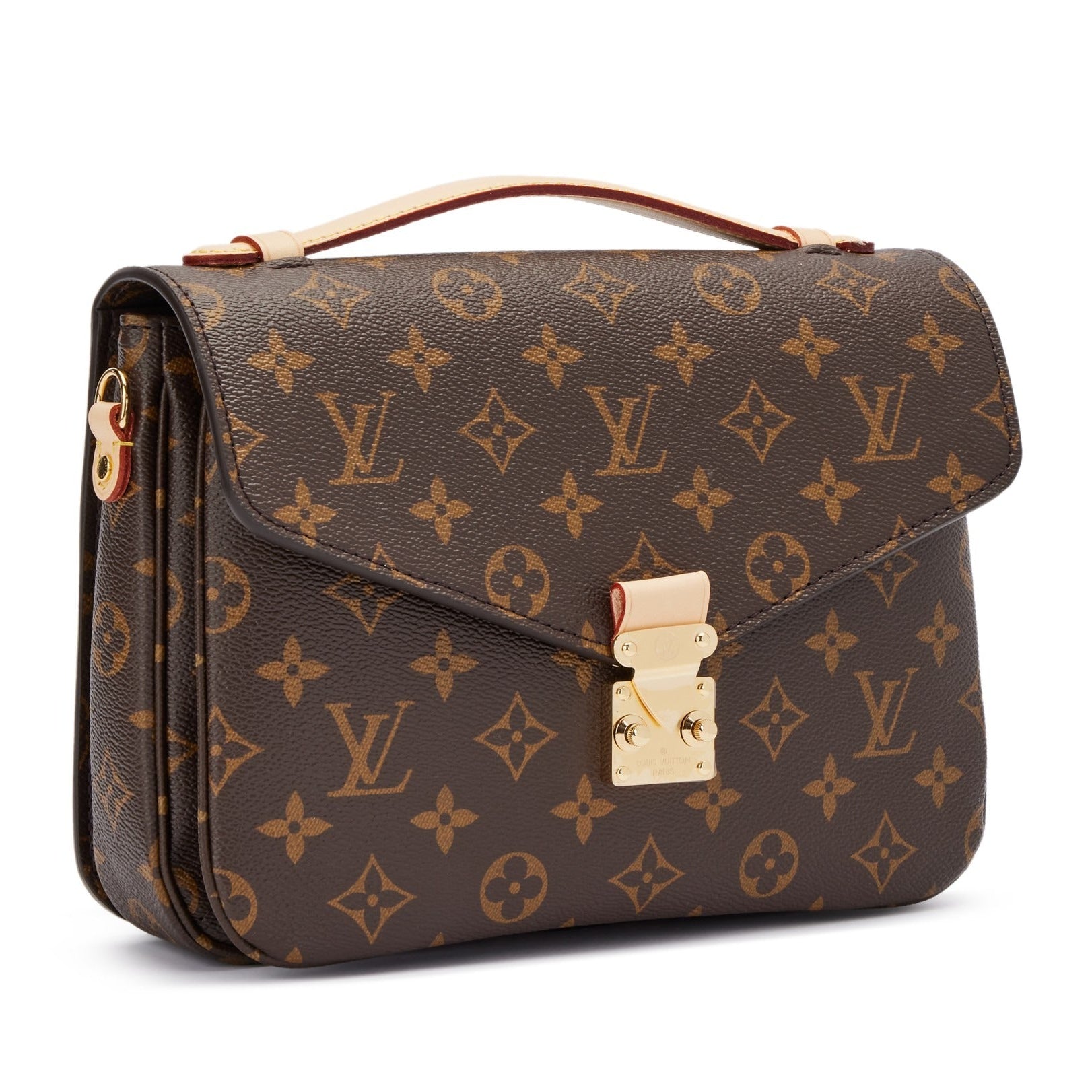 Louis Vuitton Monogram Canvas Pochette Metis Tote Bag – Brown