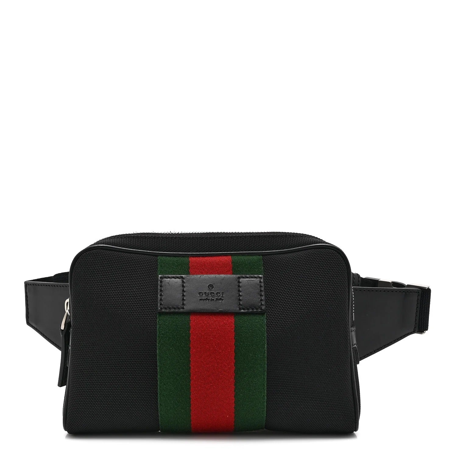 Gucci Web Slim Belt Bag – Black
