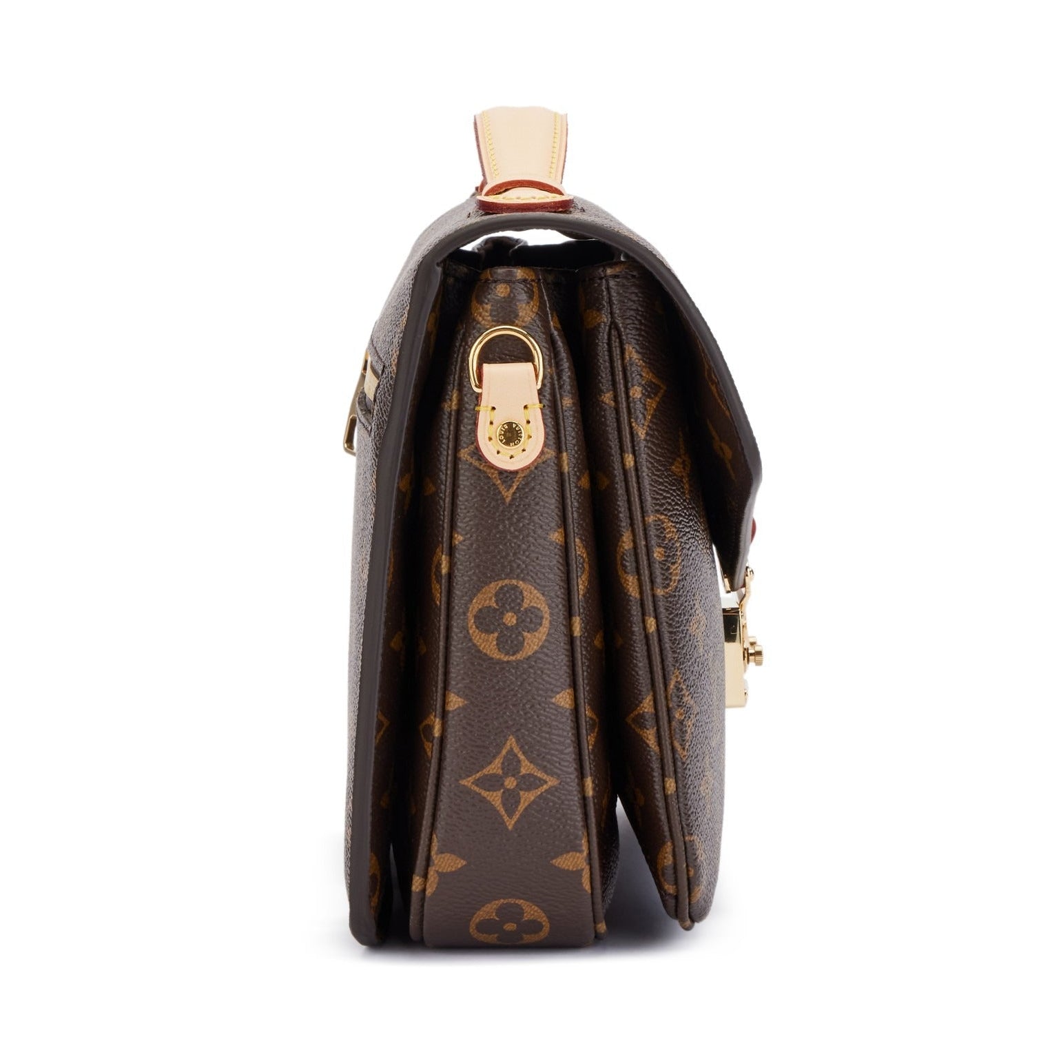 Louis Vuitton Monogram Canvas Pochette Metis Tote Bag – Brown