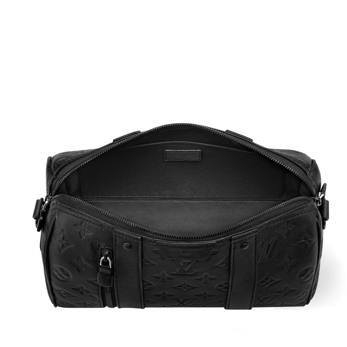 Louis Vuitton Monogram Shadow City Keepall Duffle Bag – Black