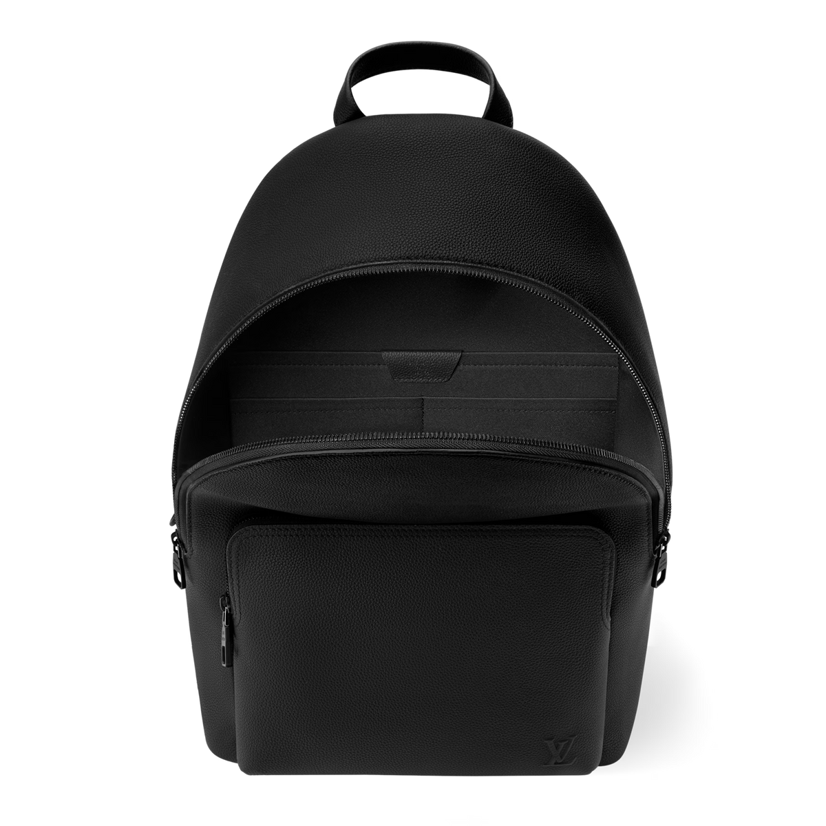 Louis Vuitton Waxy Calfskin Discovery Work Backpack – Black