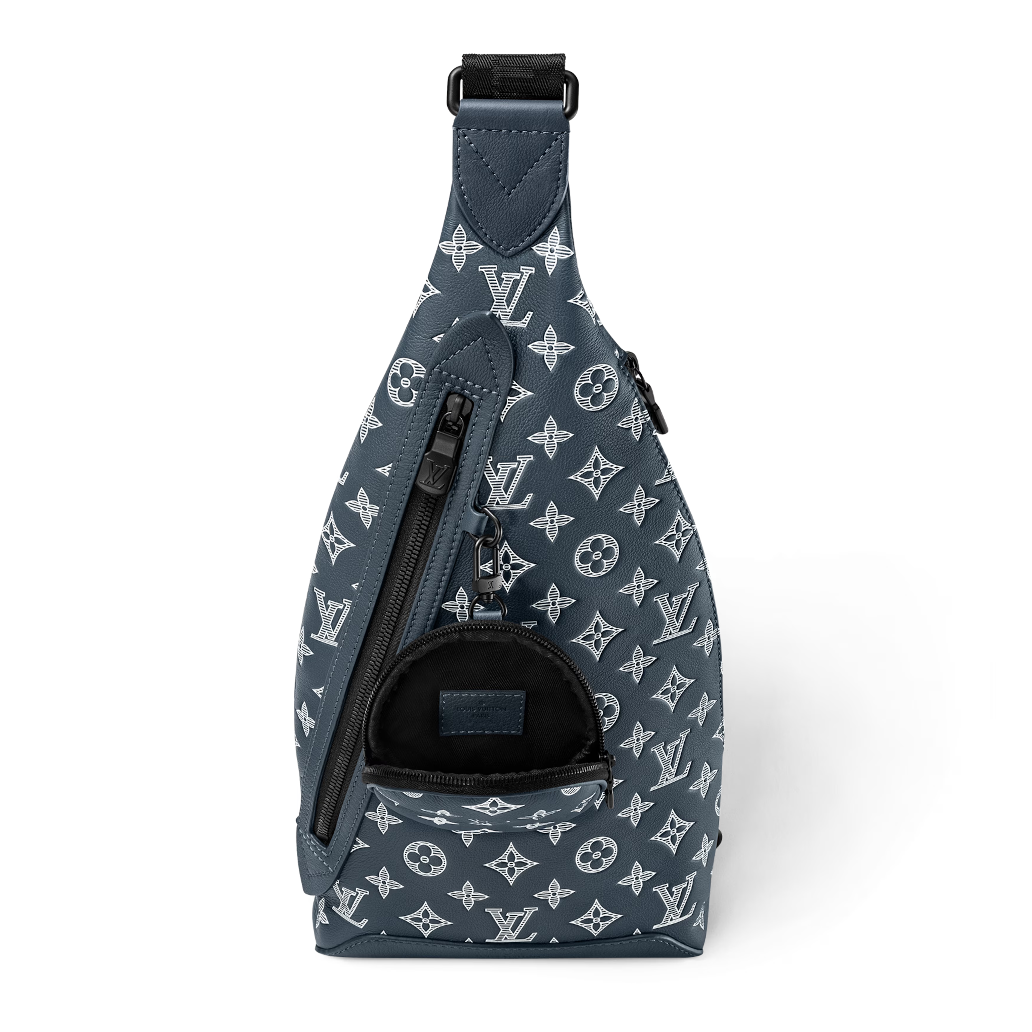 Louis Vuitton Monogram Shadow Duo Slingbag – Ink Blue