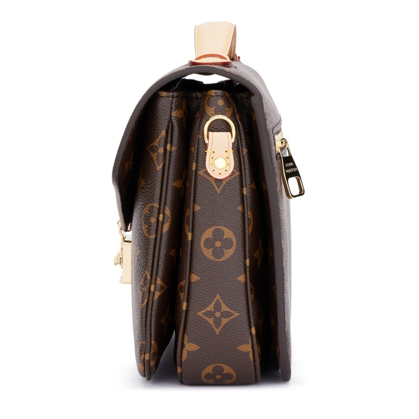 Louis Vuitton Monogram Canvas Pochette Metis Tote Bag – Brown