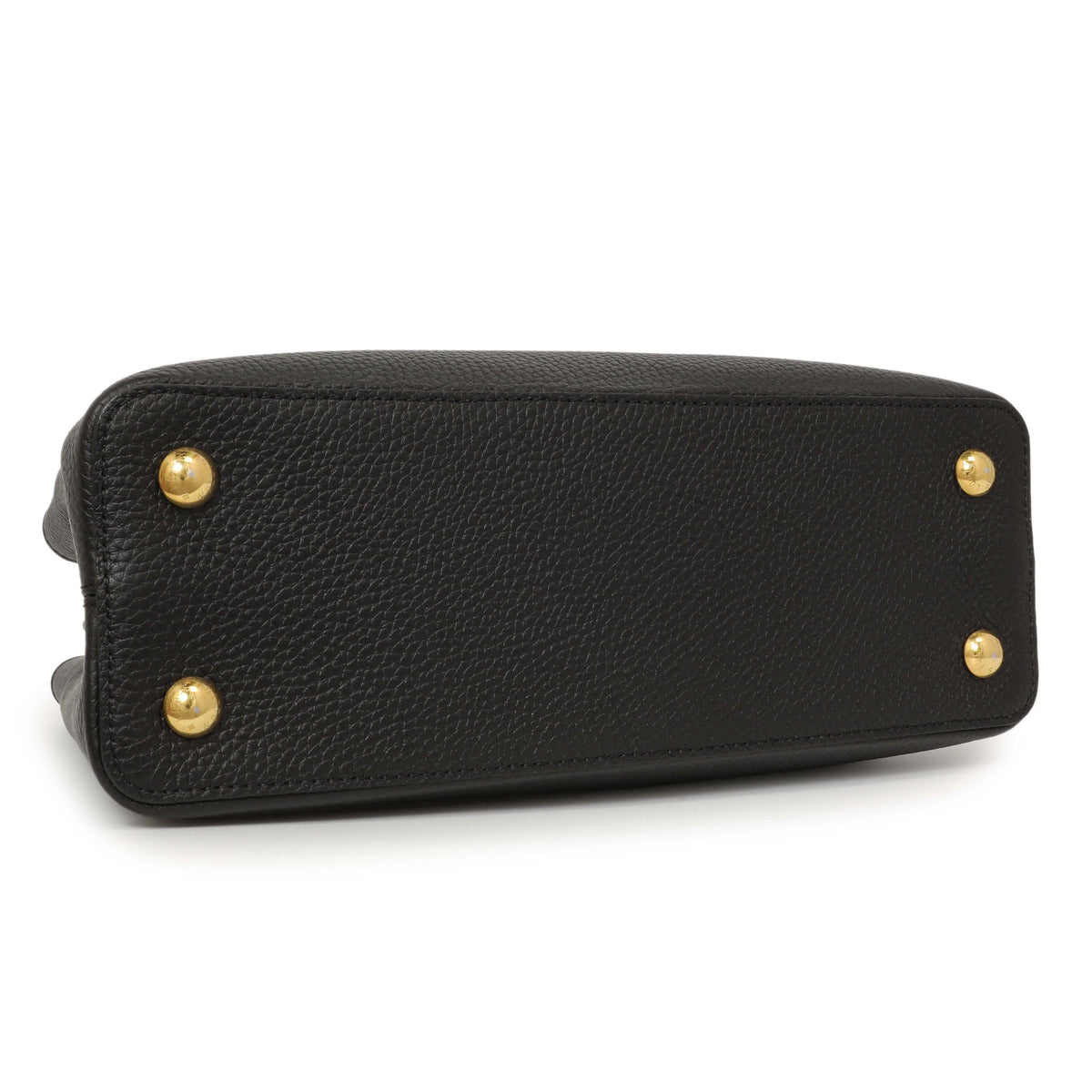 Louis Vuitton Taurillon Leather Capucines Handbag – Black