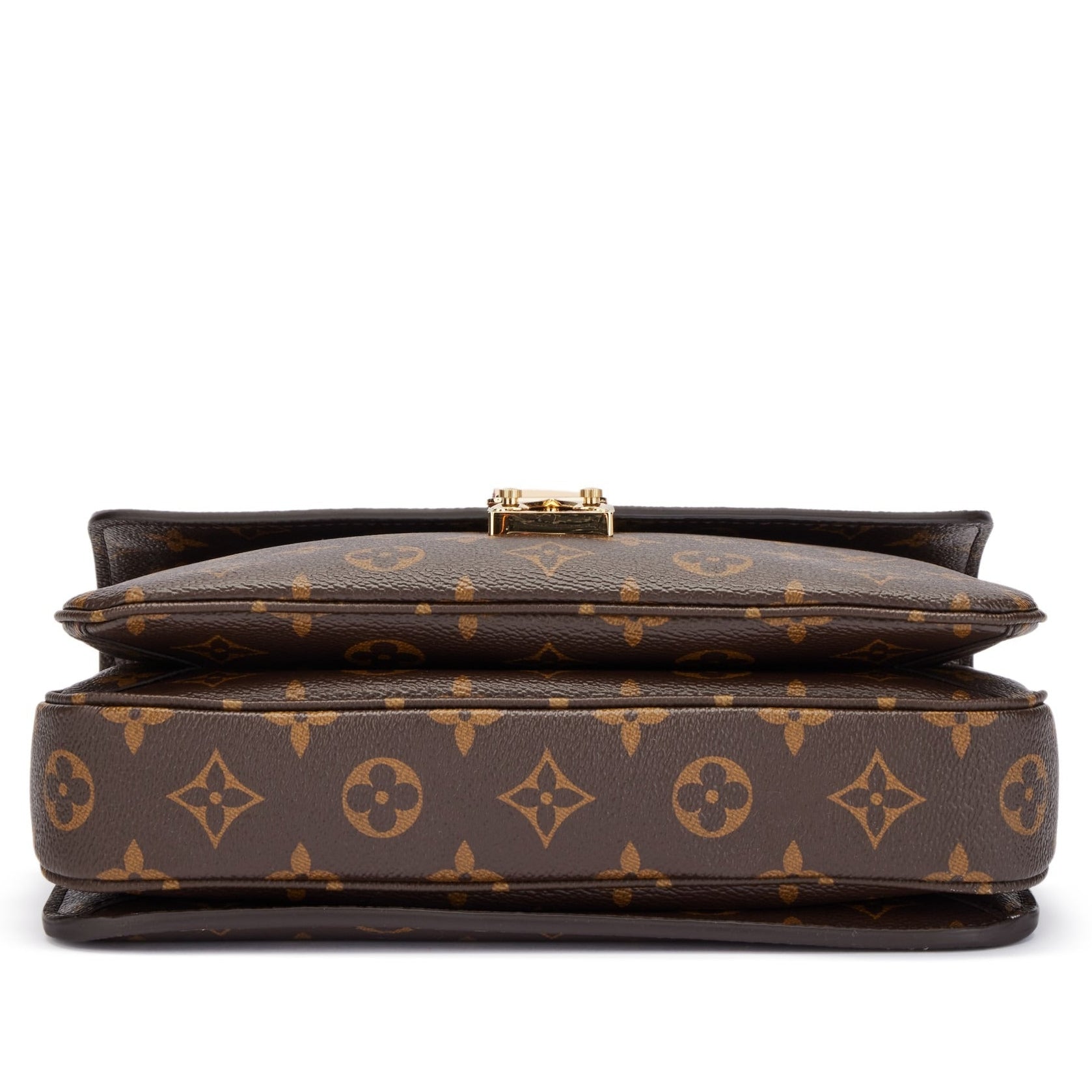 Louis Vuitton Monogram Canvas Pochette Metis Tote Bag – Brown