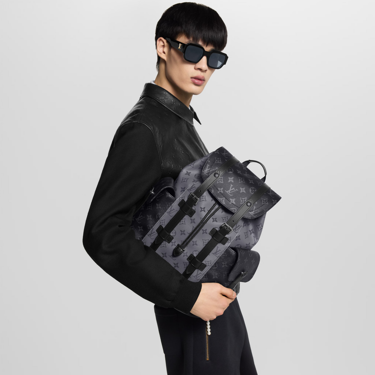 Louis Vuitton Monogram Eclipse Reverse Christopher PM Backpack – Black