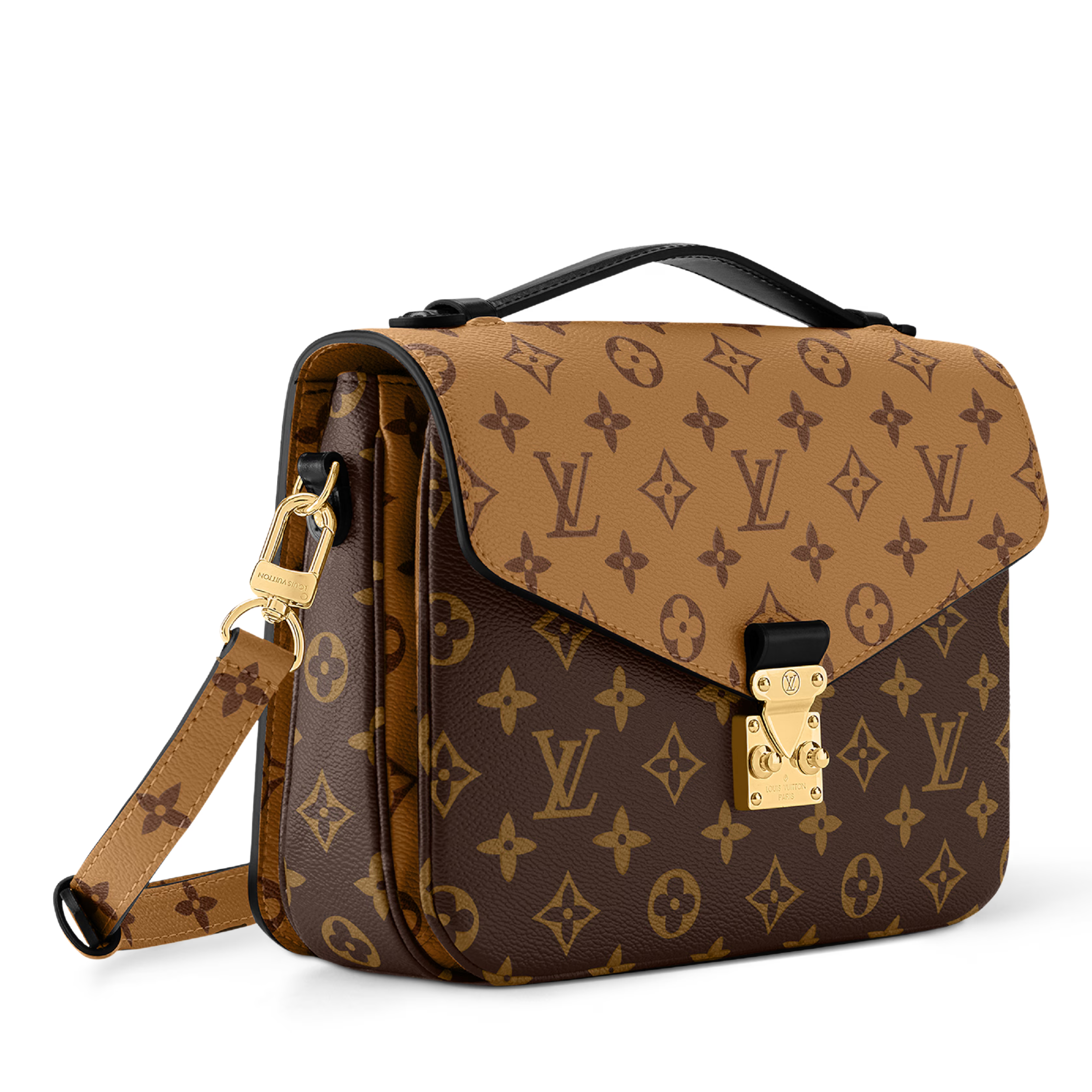 Louis Vuitton Monogram Reverse Pochette Métis Canvas Bag – Brown