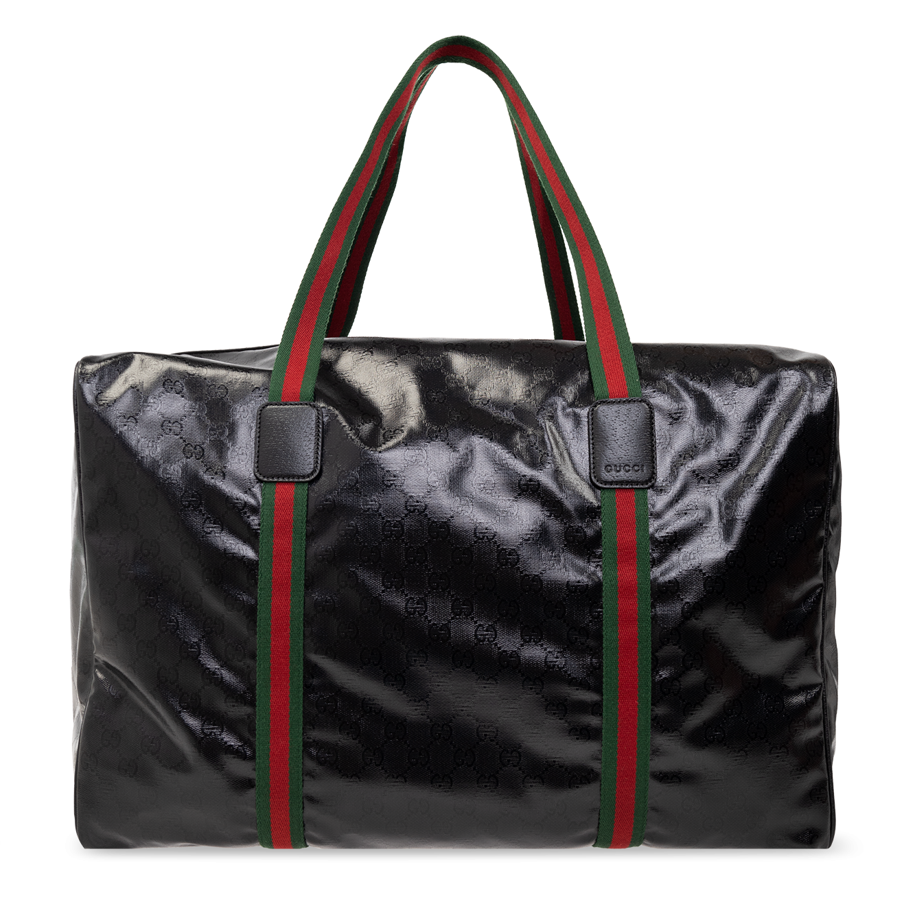 Gucci GG Crystal Large Holdall Duffle Bag – Black