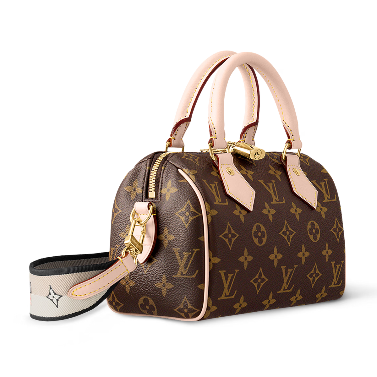 Louis Vuitton Monogram Canvas Speedy Bandoulière 20 Bag – Black