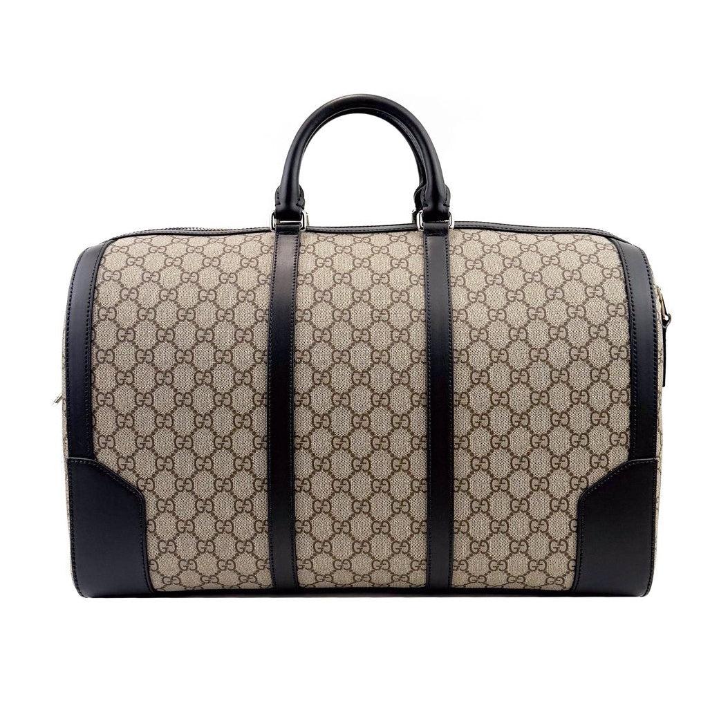 Gucci GG Supreme Canvas Medium Duffel Bag – Beige
