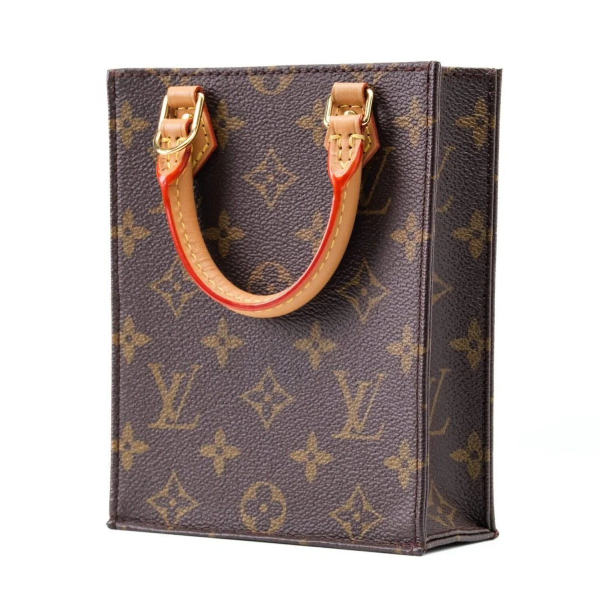 Louis Vuitton Monogram Canvas Petit Sac Plat Crossbody Bag – Brown