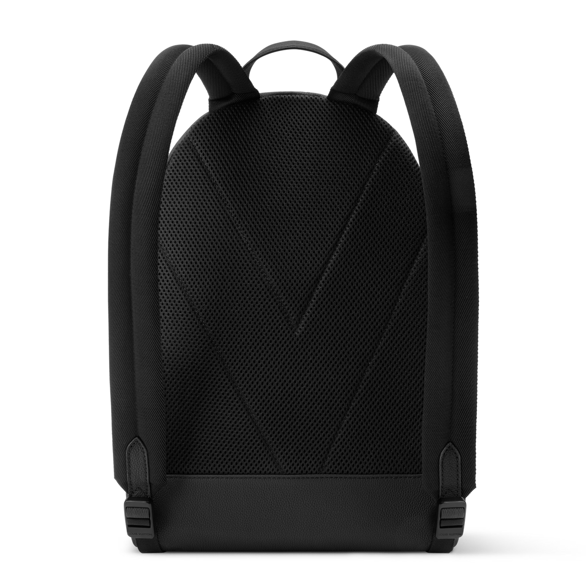 Louis Vuitton Waxy Calfskin Discovery Work Backpack – Black