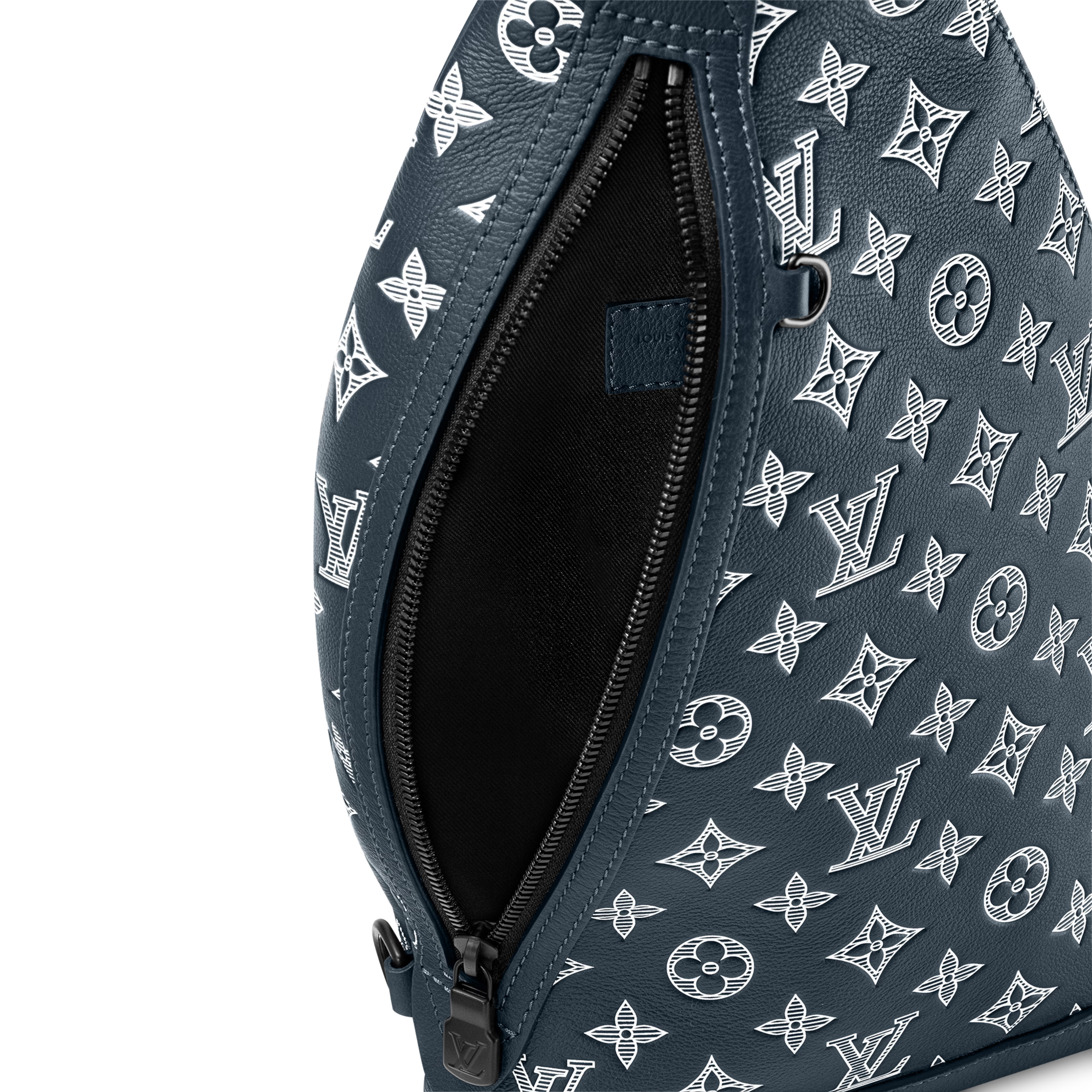 Louis Vuitton Monogram Shadow Duo Slingbag – Ink Blue