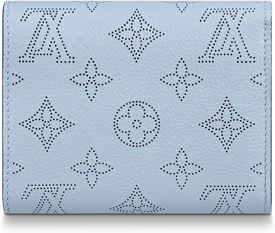 Louis Vuitton Mahina Leather Compact Iris Wallet - Blue