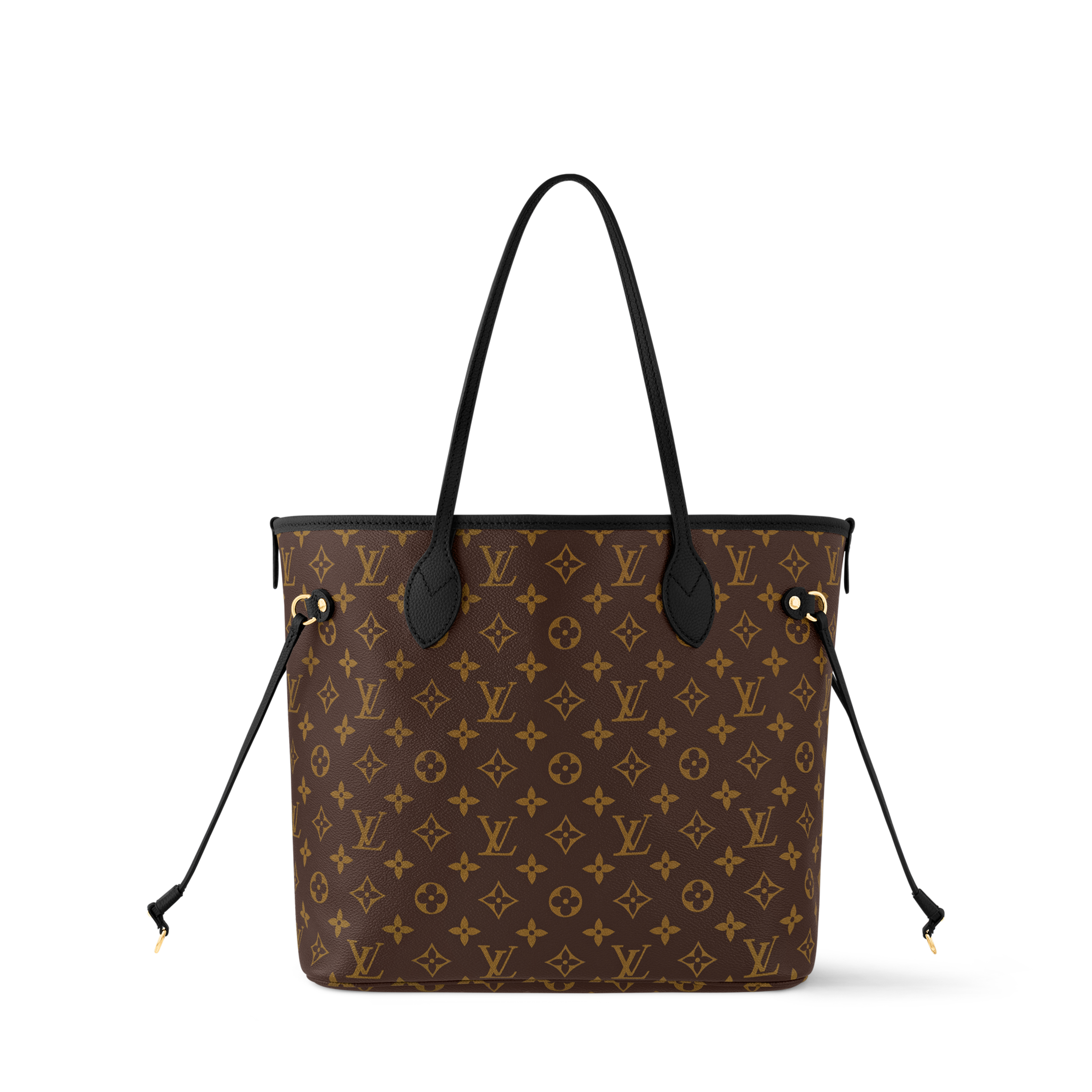 Louis Vuitton Monogram Canvas Neverfull Inside Out MM Shoulder Bag – Black