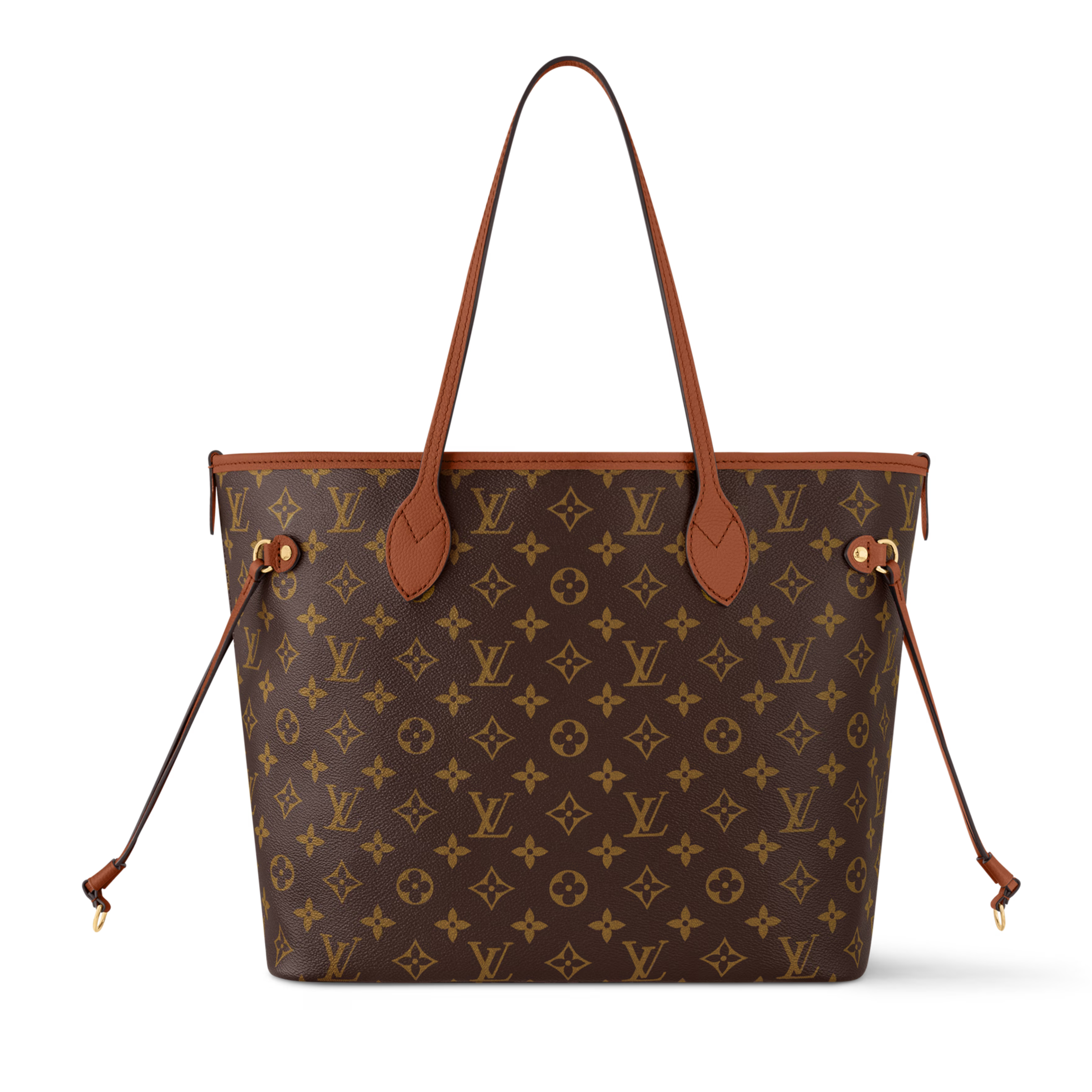 Louis Vuitton Mongram Canvas Neverfull Inside Out MM Shoulder Bag – Tan