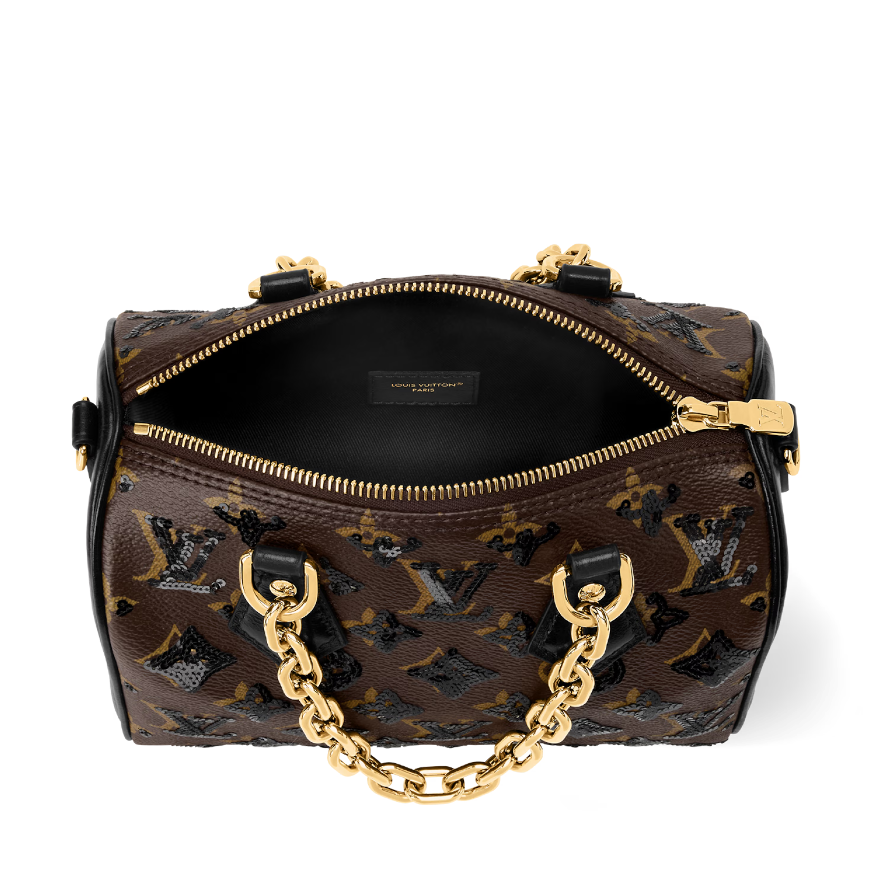Louis Vuitton Monogram Coated Canvas Speedy Bandoulière 20 Handbag – Brown