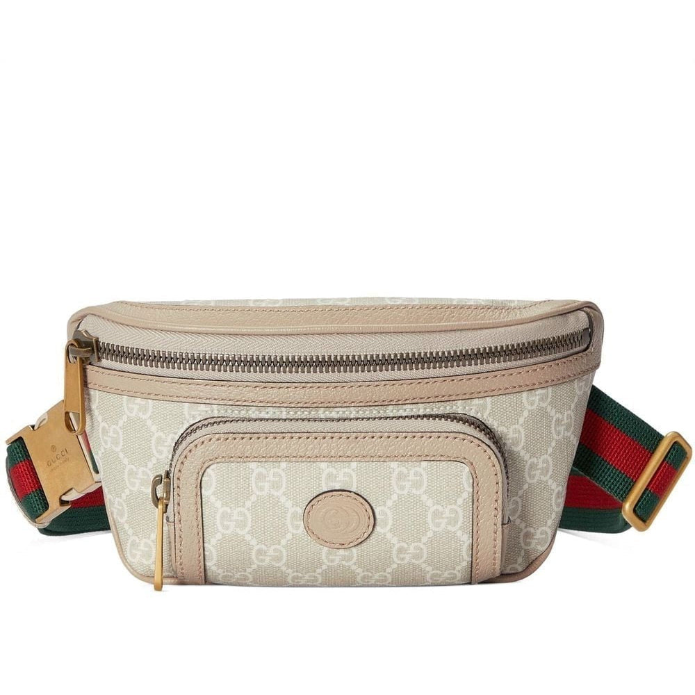 Gucci Interlocking G Canvas Belt Bag – Beige