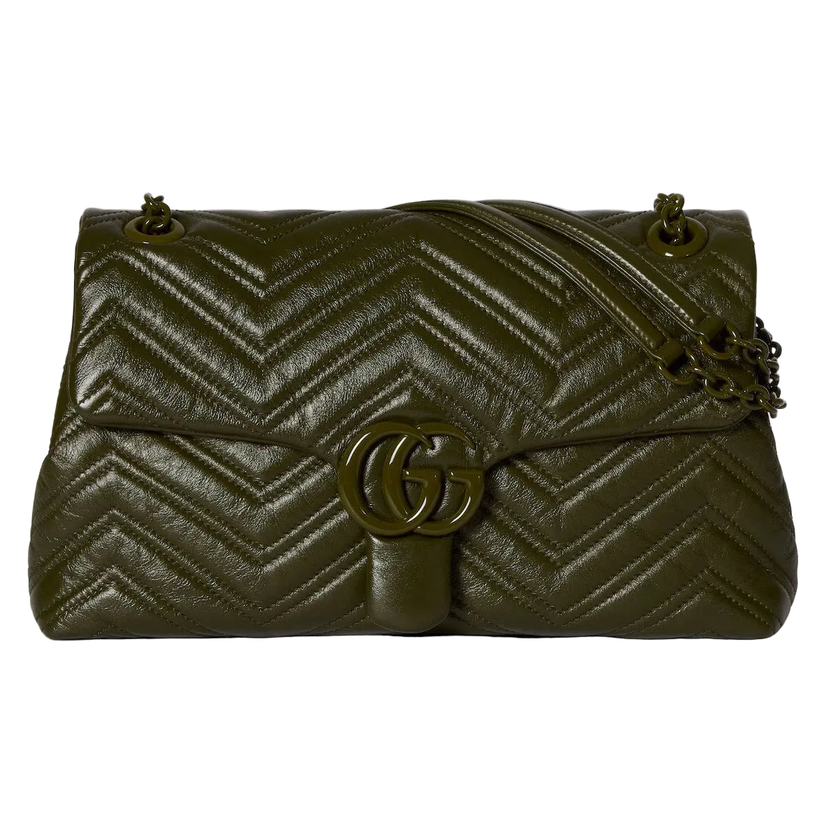 Gucci GG Marmont Medium Shoulder Bag – Dark Ochre