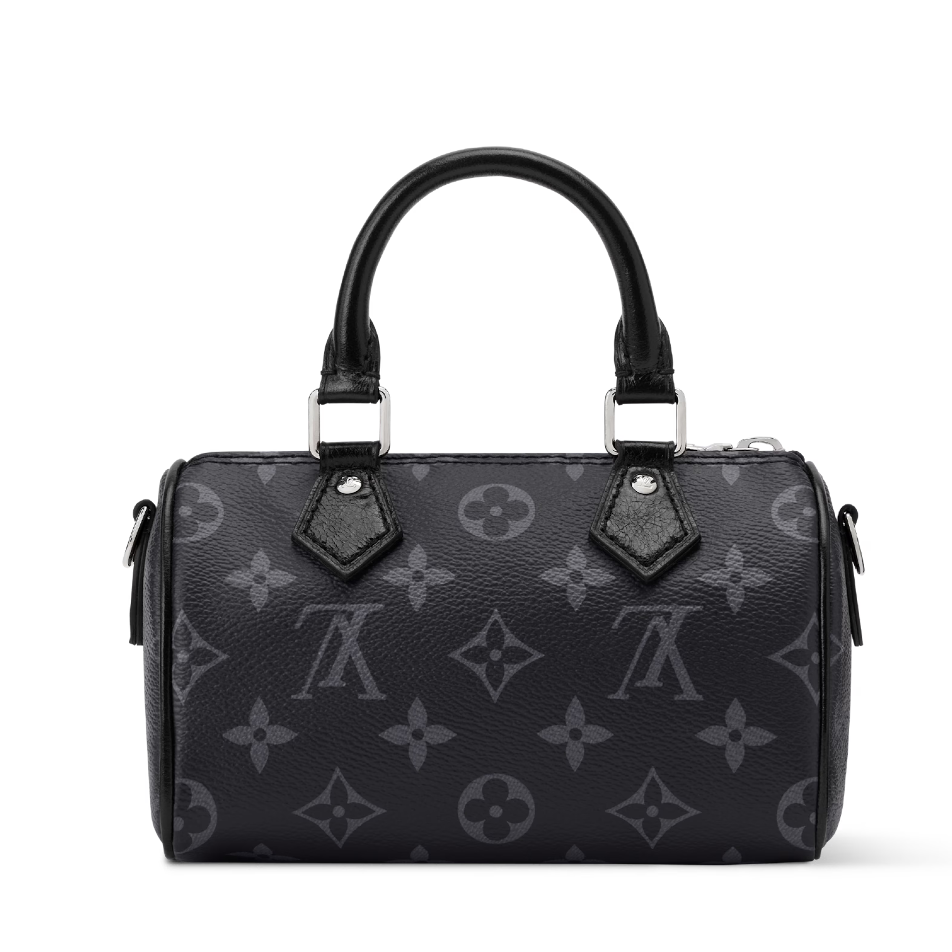Louis Vuitton Monogram Eclipse Nano Speedy Handbag – Black