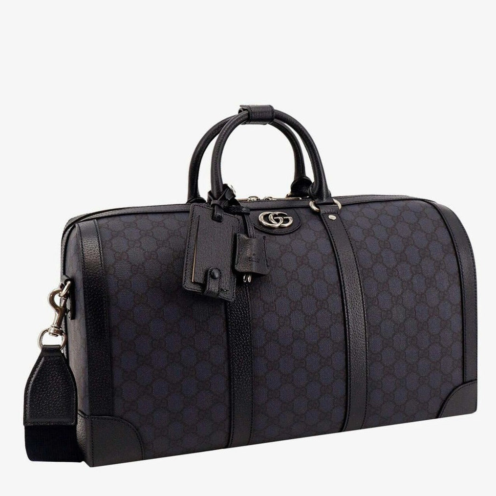 Gucci GG Supreme Fabric Ophidia Duffel Bag – Blue
