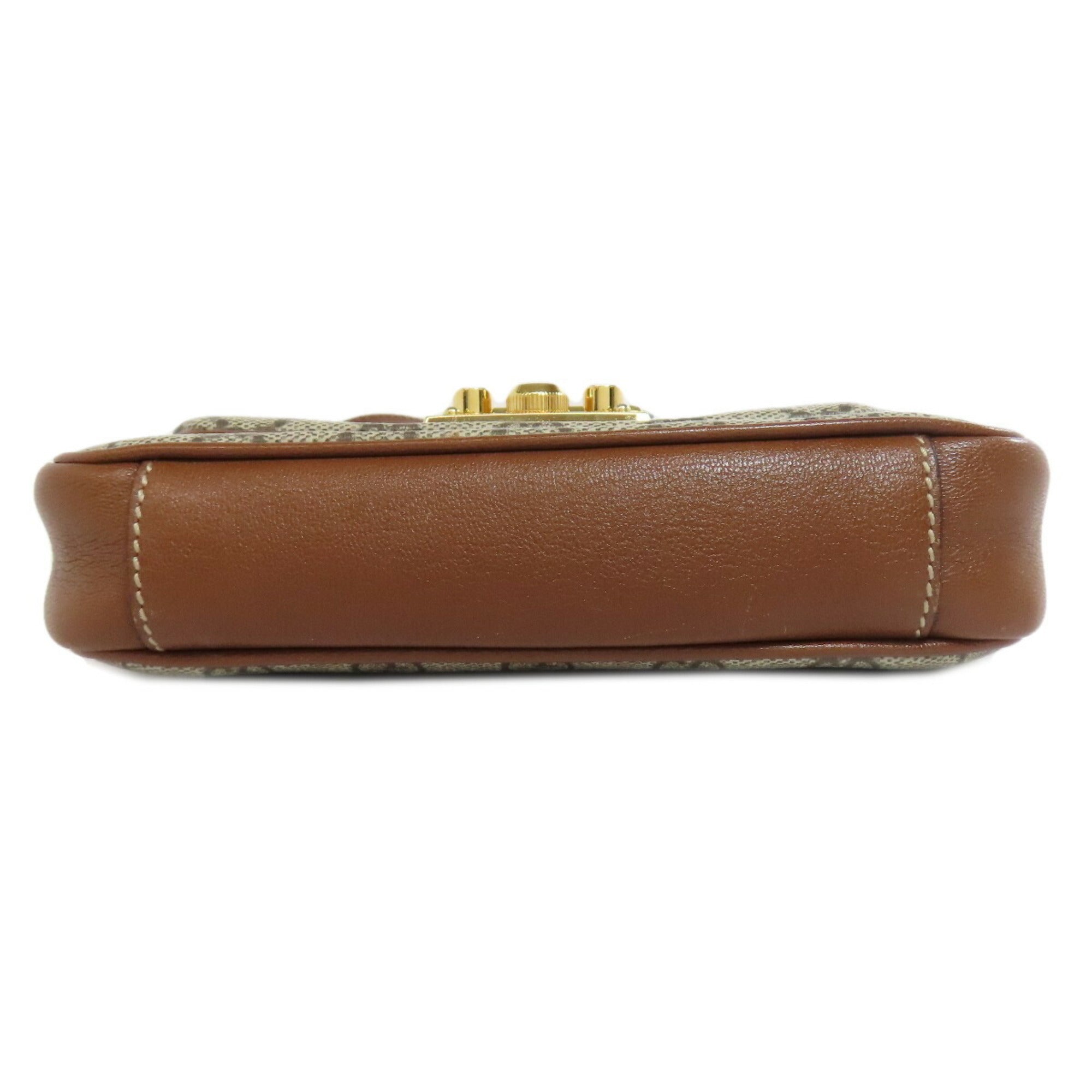 Gucci GG Supreme Padlock Shoulder Bag – Beige