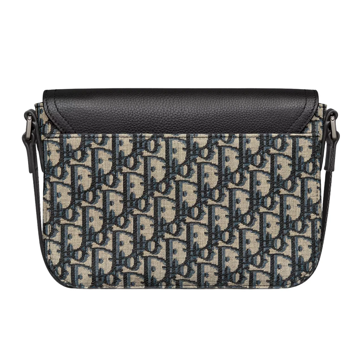 Dior Medium Saddle Messenger Bag with Flap - Black