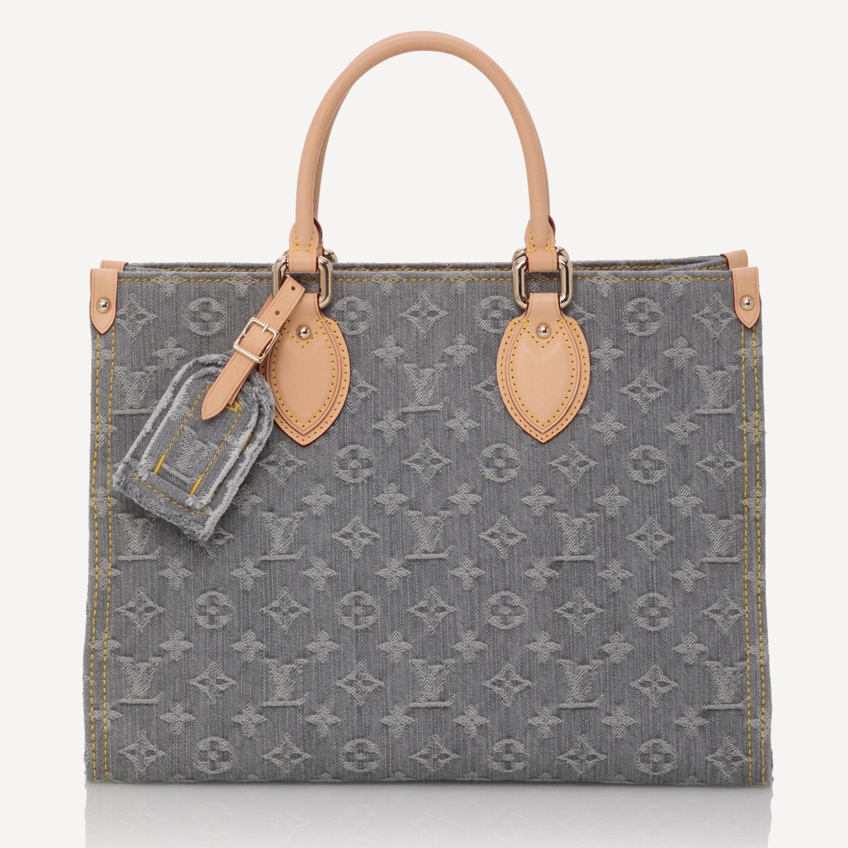 Louis Vuitton Monogram Denim OnTheGo MM Shoulder Bag – Trianon Grey