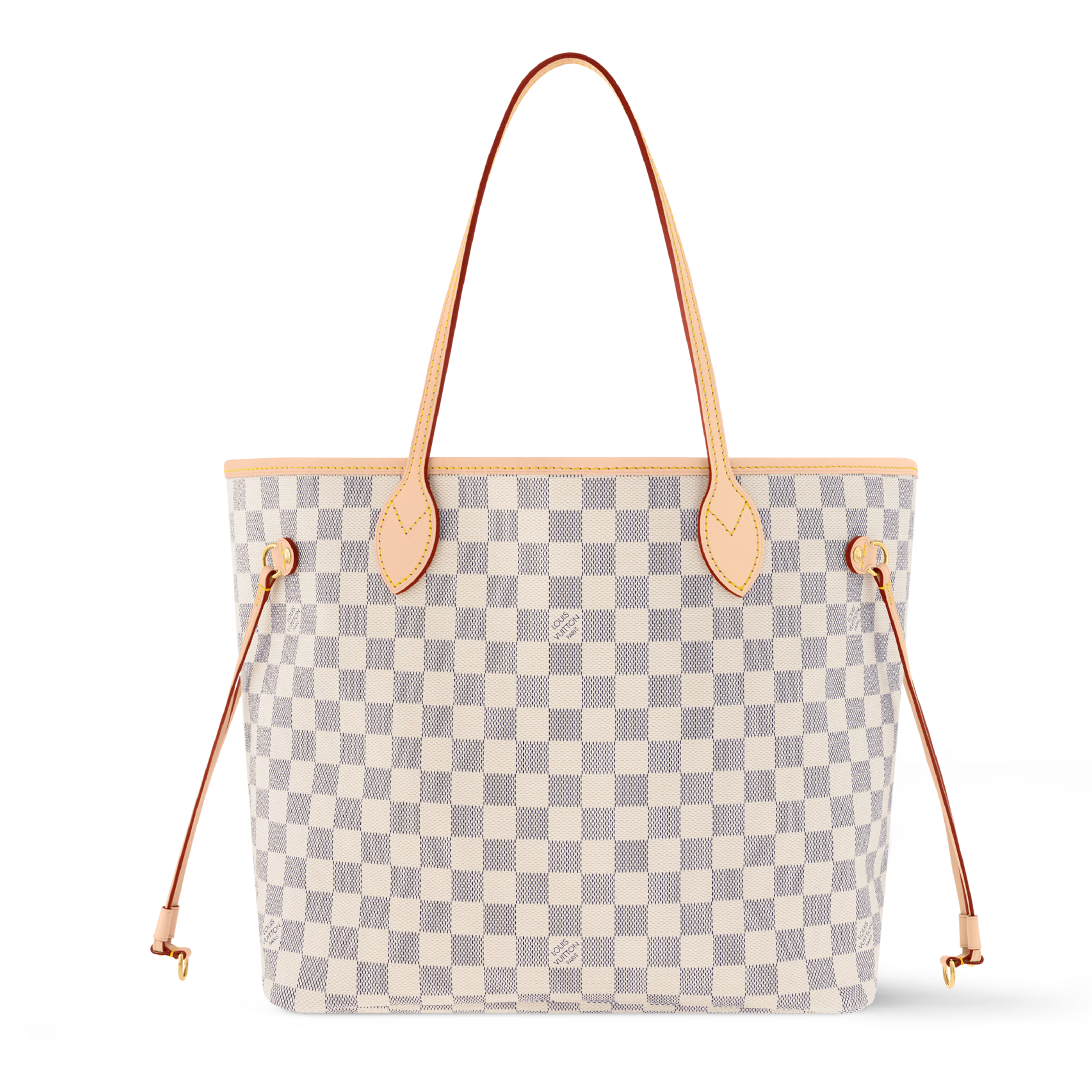 Louis Vuitton Damier Azur Canvas Neverfull MM Tote Bag – Beige