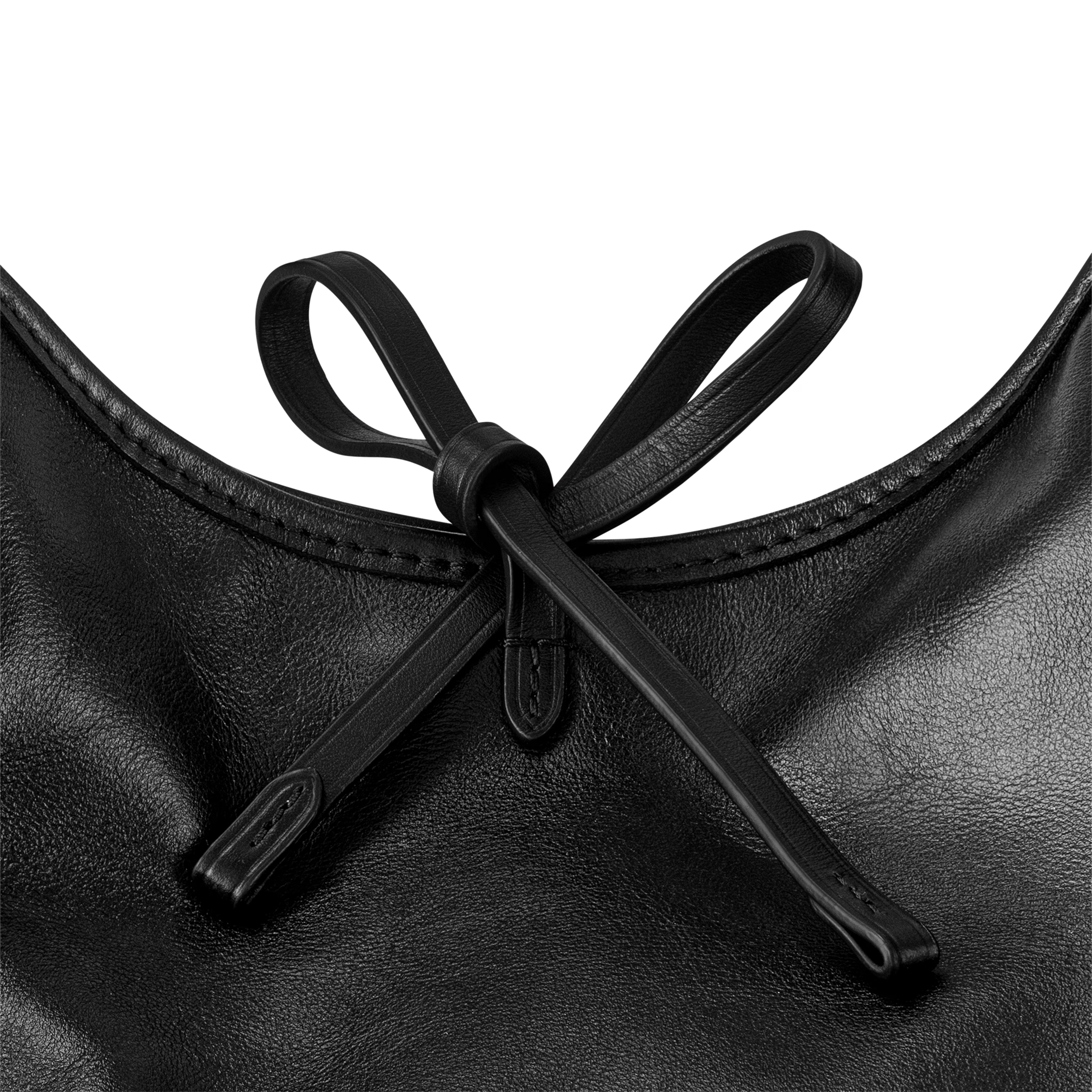Louis Vuitton Lambskin CarryAll Vibe MM Handbag – Black