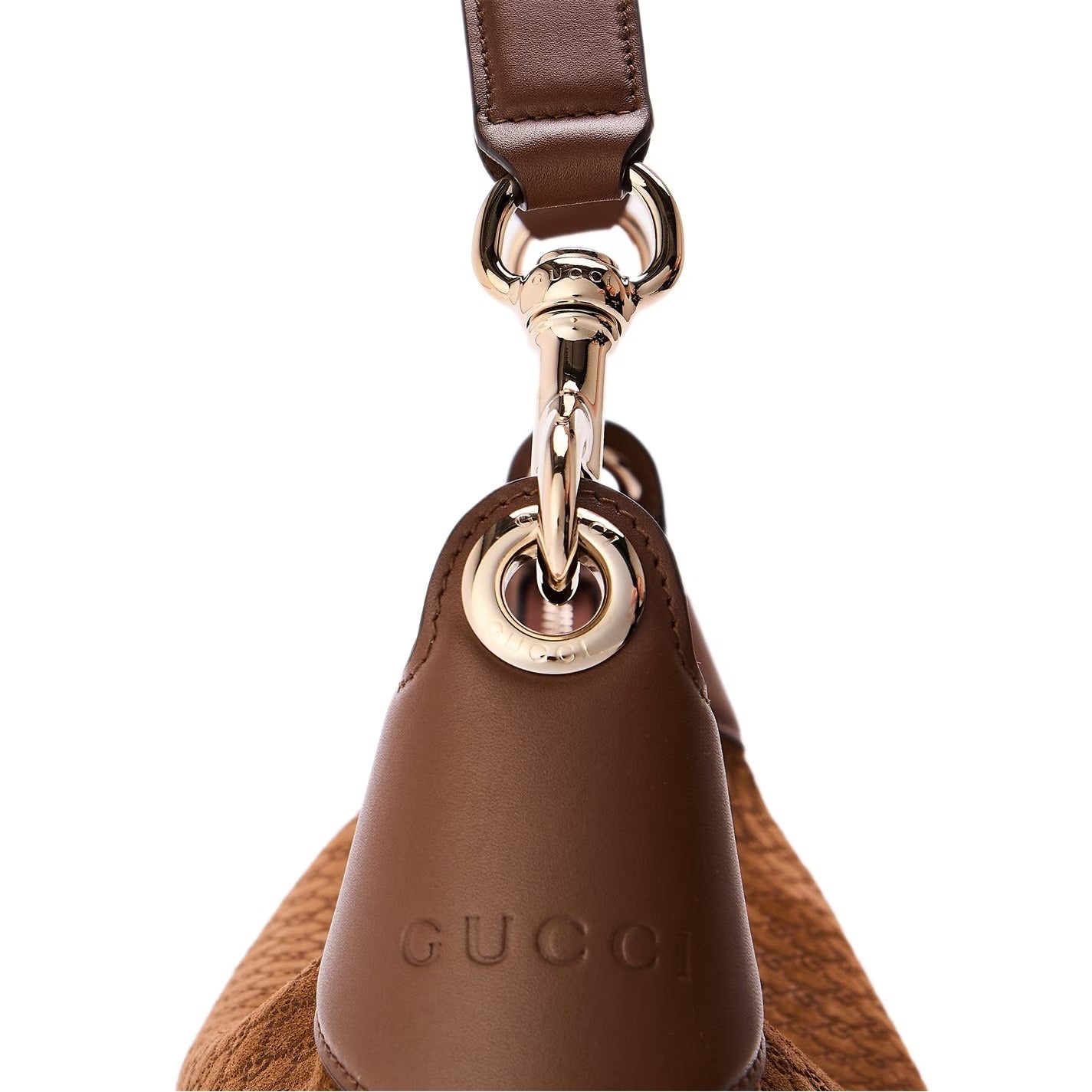 Gucci Hobo Suede Bag – Brown