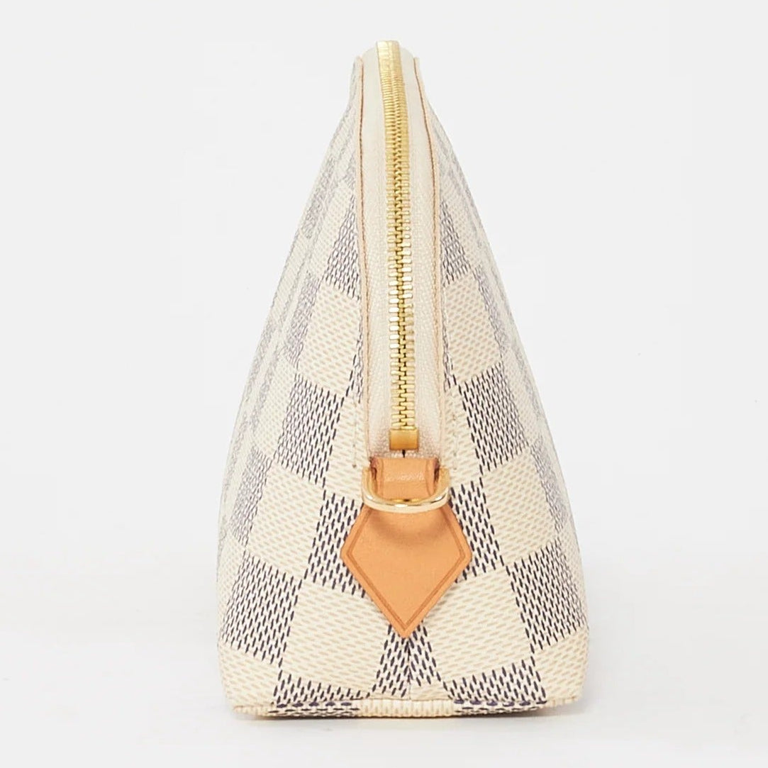 Louis Vuitton Damier Azur Cosmetic Pouch – White