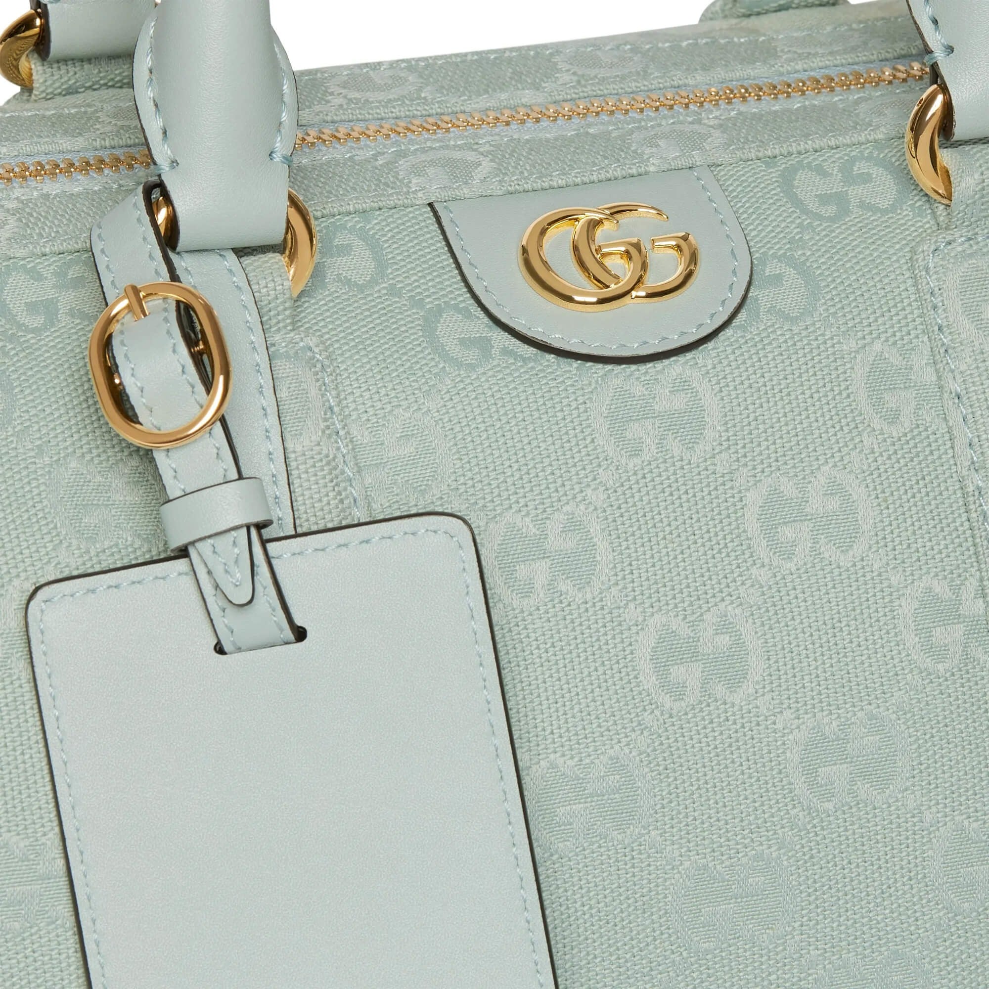 Gucci Ophidia Medium Boston Bag - Ice Blue