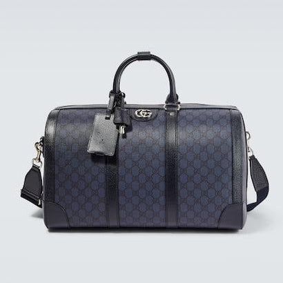 Gucci GG Supreme Fabric Ophidia Duffel Bag – Blue