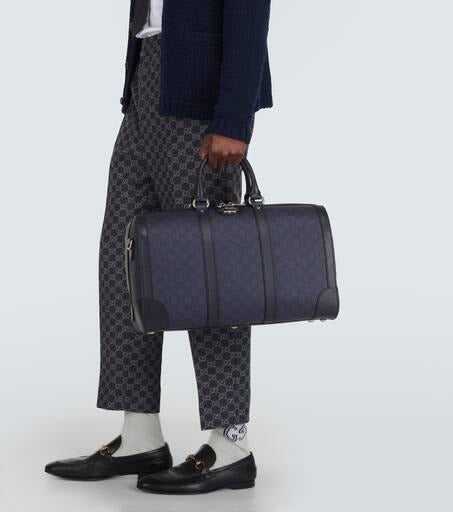 Gucci GG Supreme Fabric Ophidia Duffel Bag – Blue