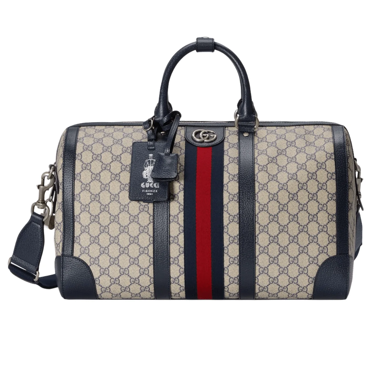 Gucci GG Supreme Canvas Small Savoy Duffle Bag – Beige