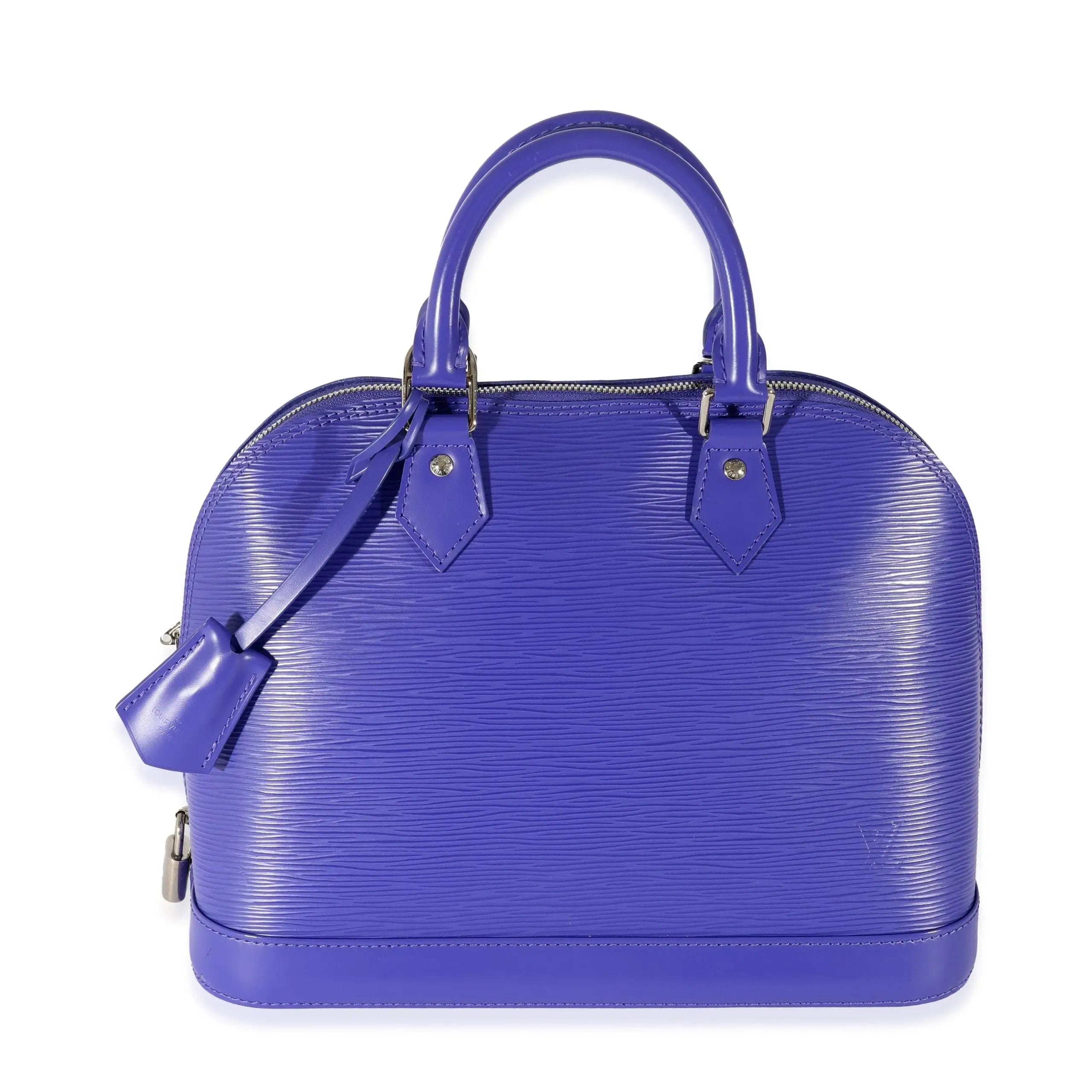 Louis Vuitton Epi Leather Alma PM Handbag - Purple Figue