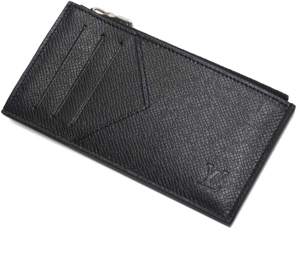 Louis Vuitton Taiga Coin Card Holder Wallet – Black