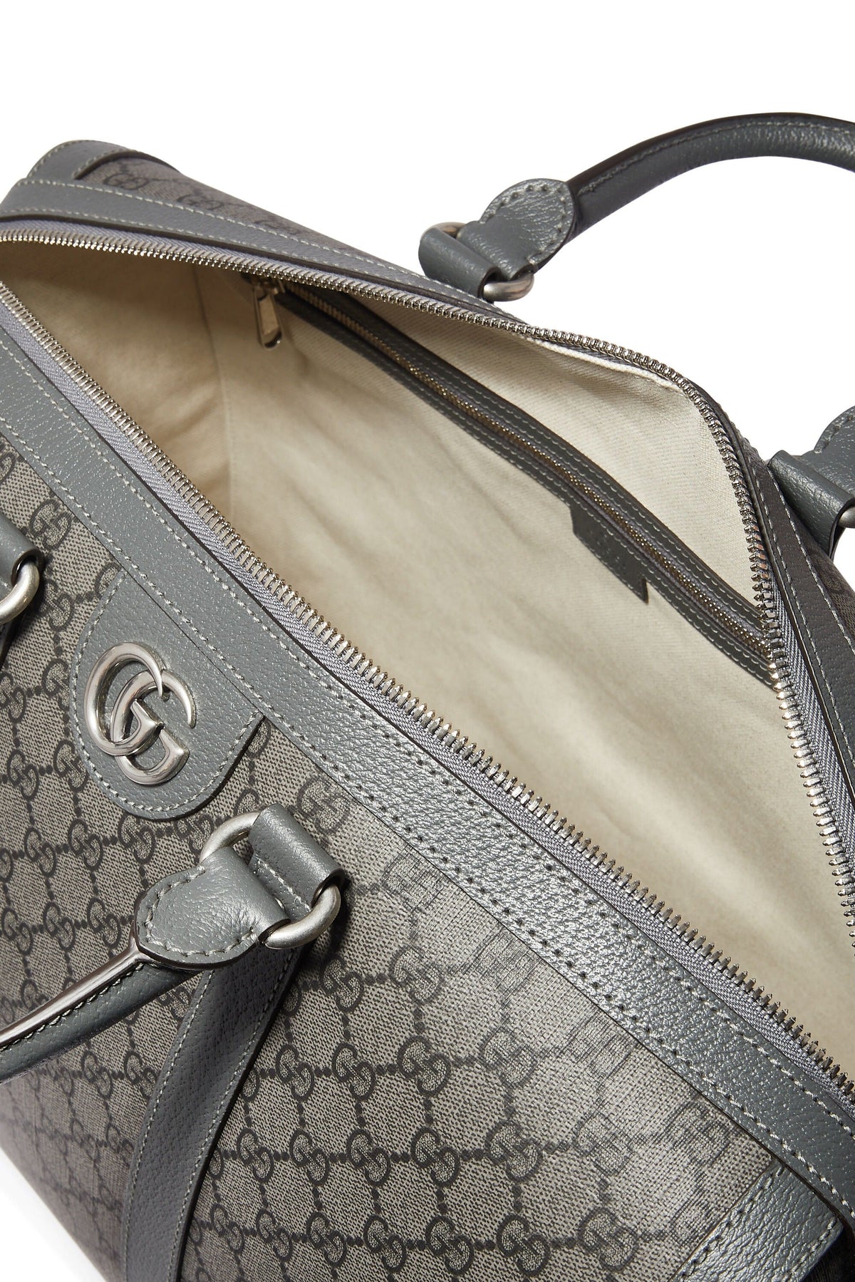 Gucci GG Supreme Canvas Ophidia Duffle Bag – Grey