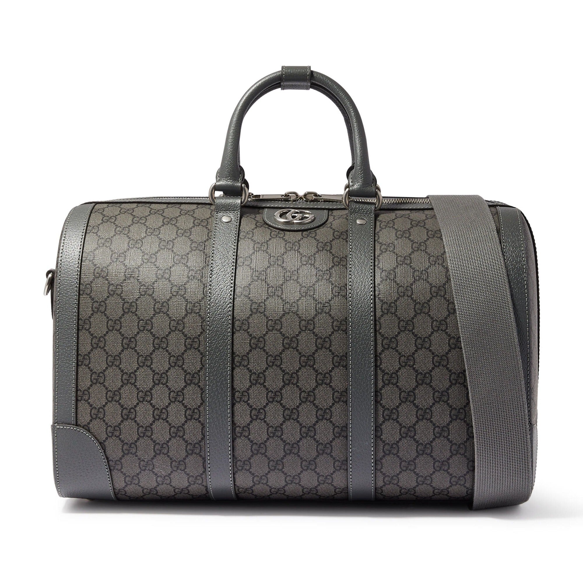 Gucci GG Supreme Canvas Ophidia Duffle Bag – Grey
