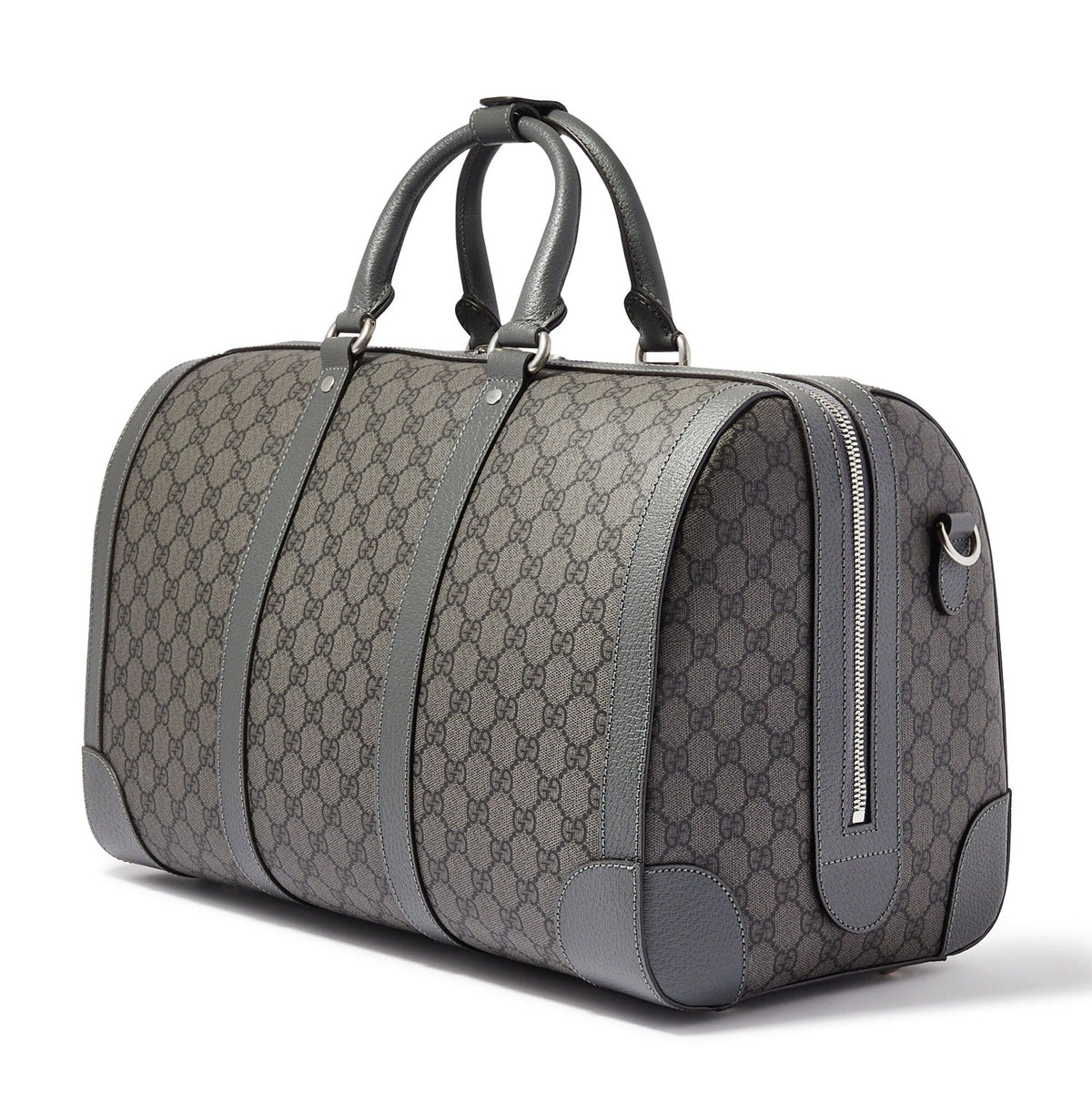 Gucci GG Supreme Canvas Ophidia Duffle Bag – Grey