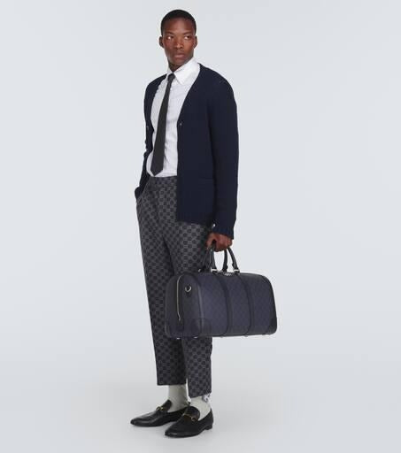 Gucci GG Supreme Fabric Ophidia Duffel Bag – Blue