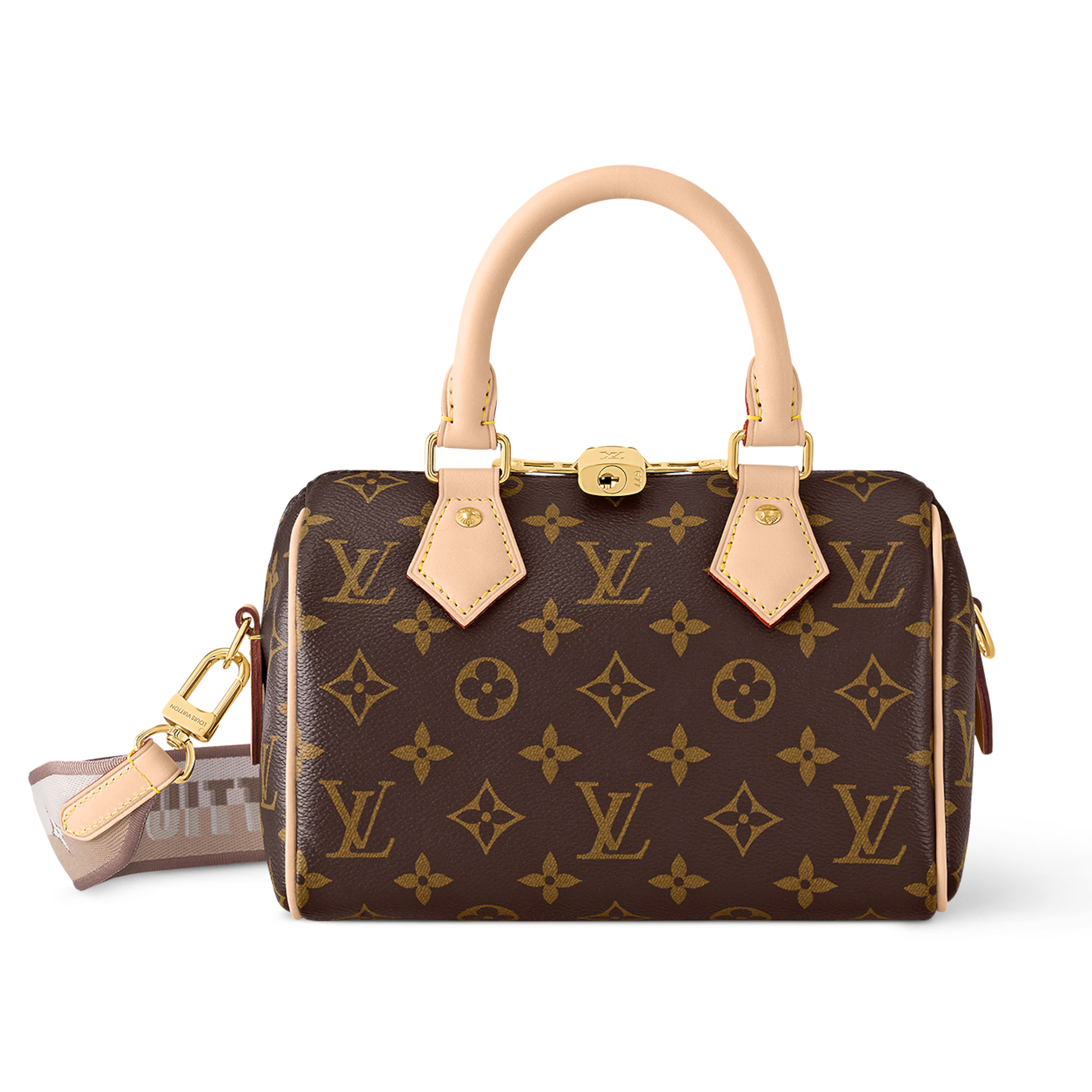 Louis Vuitton Monogram Canvas Speedy Bandoulière 20 Bag – Black