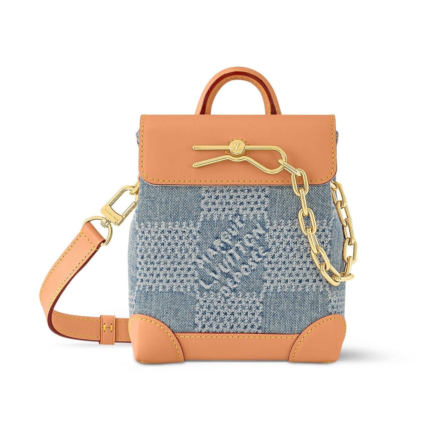 Louis Vuitton Denim Nano Steamer – Blue